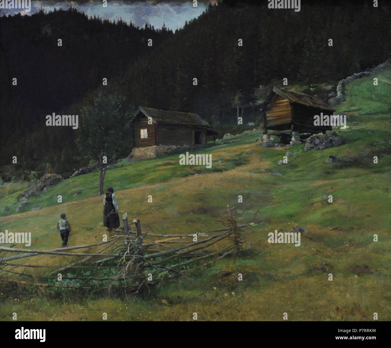 Christian Skredsvig 1854 1924 Norwegischen Maler Das Haus Des