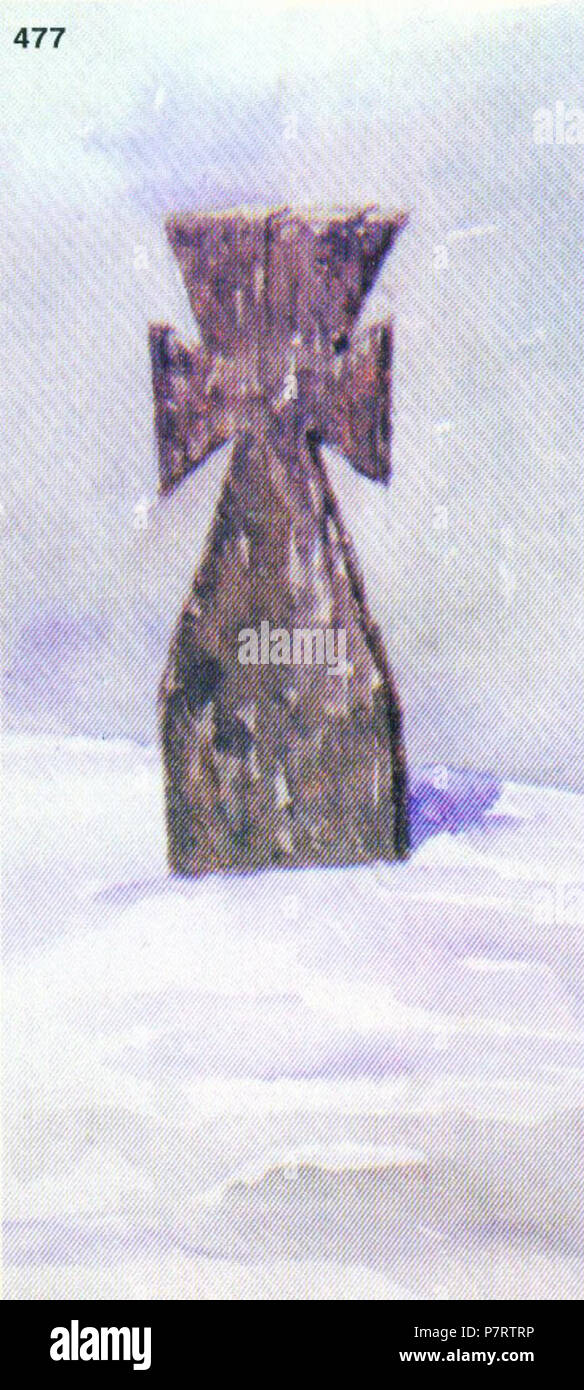 : 477. -. . 15-20. . : 45 x 20 x 2. 1917. (. ,. 16.). Februar 1917 208 Ivan Enchev-Vidyu bulgarischen Kreuze 477 Stockfoto