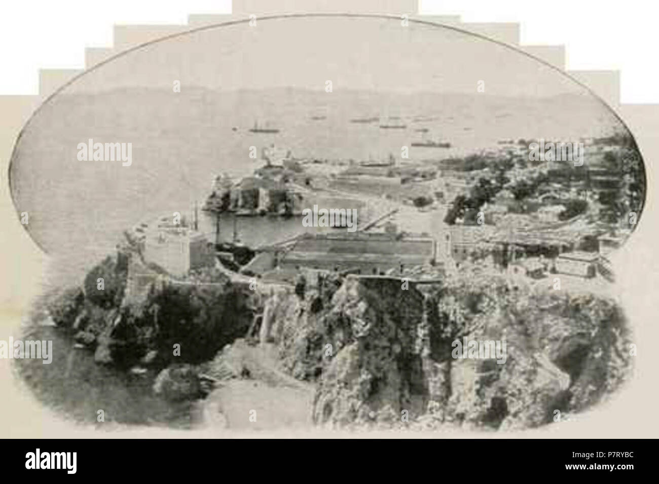 Englisch: 'Gibraltar Along-The-Ufer - John L. Stoddard Vorträge", von John L. Stoddard. Mehr lesen: http://chestofbooks.com/travel/england/gibraltar/John-Stoddard-Lectures/Gibraltar-Part-6.html#ixzz228lsMoRt. 30 Juli 2012 19 Along-The-Shore Stockfoto