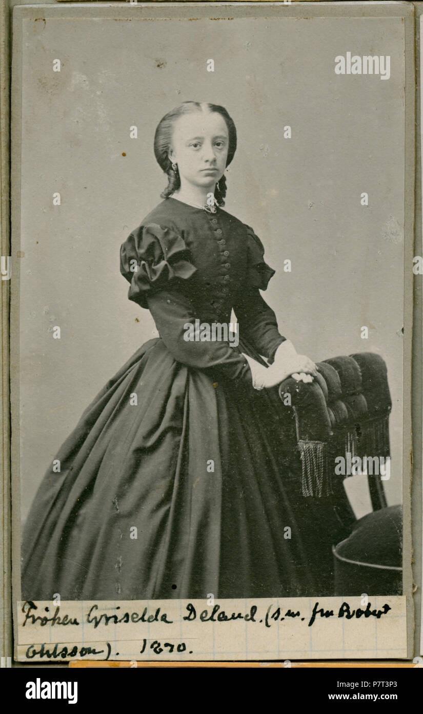 Griselda Deland 1870 175 Griselda Deland, porträtt - SMV-H2 112 Stockfoto