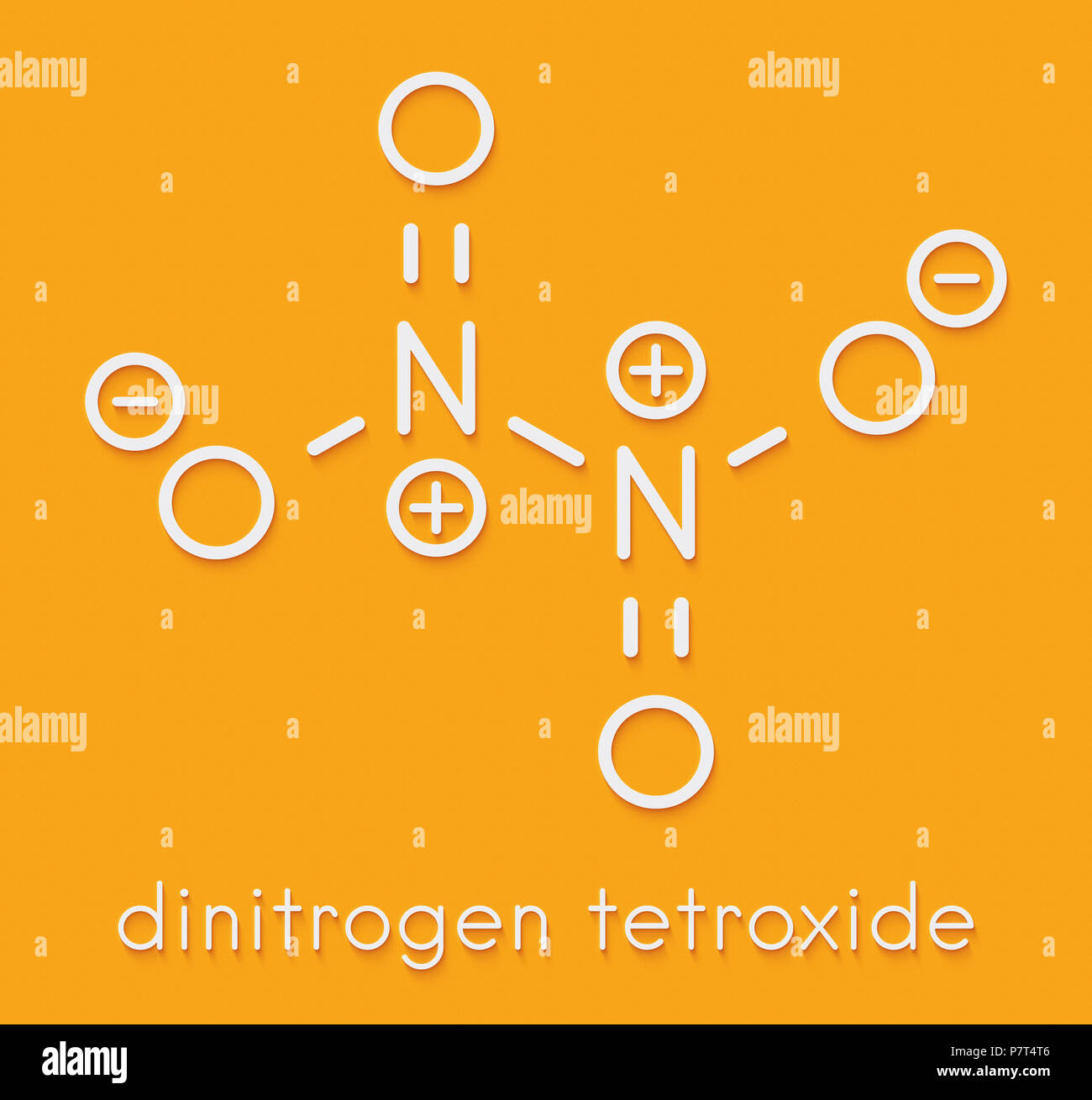Stickstoff, (distickstofftetroxid,, N2O4) Rakete Treibstoff Molekül
