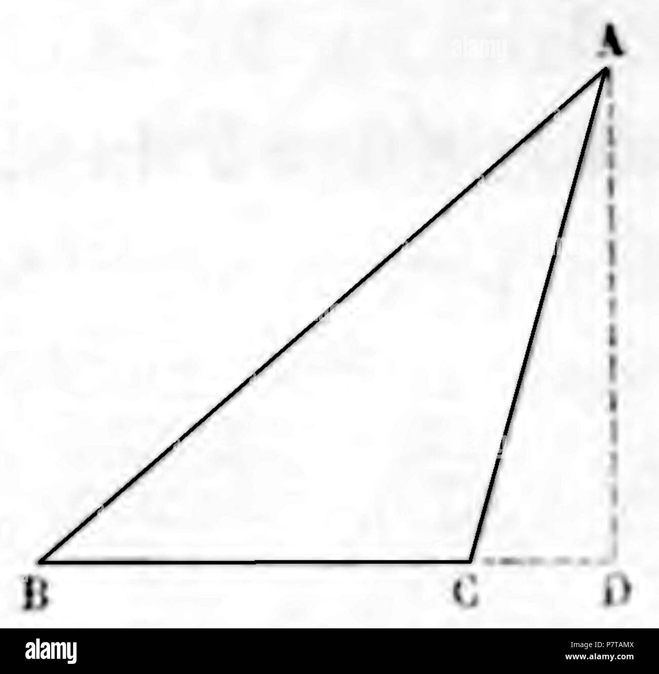 54 Bovier-Lapierre - "Traité élémentaire de trigonométrie rectiligne 1868, illust p044A Stockfoto