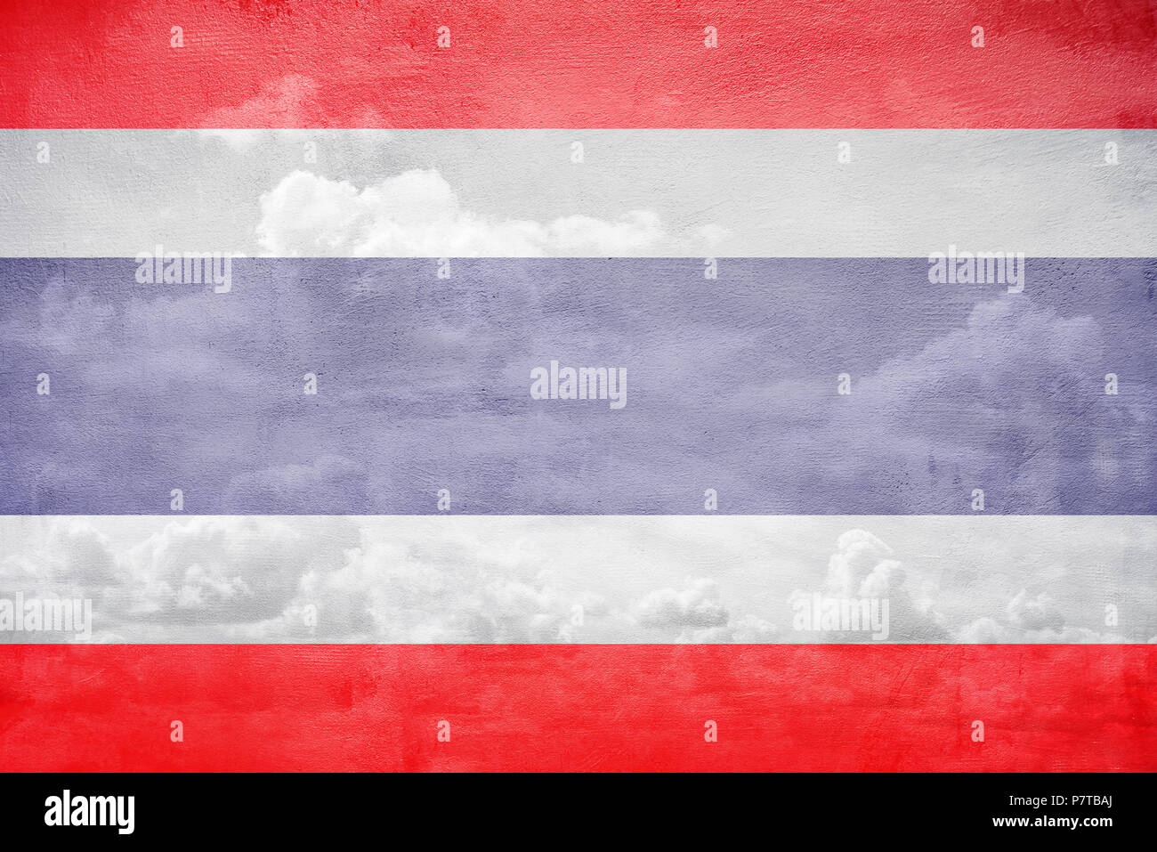 Thailand Fahne Abbildung Stockfoto