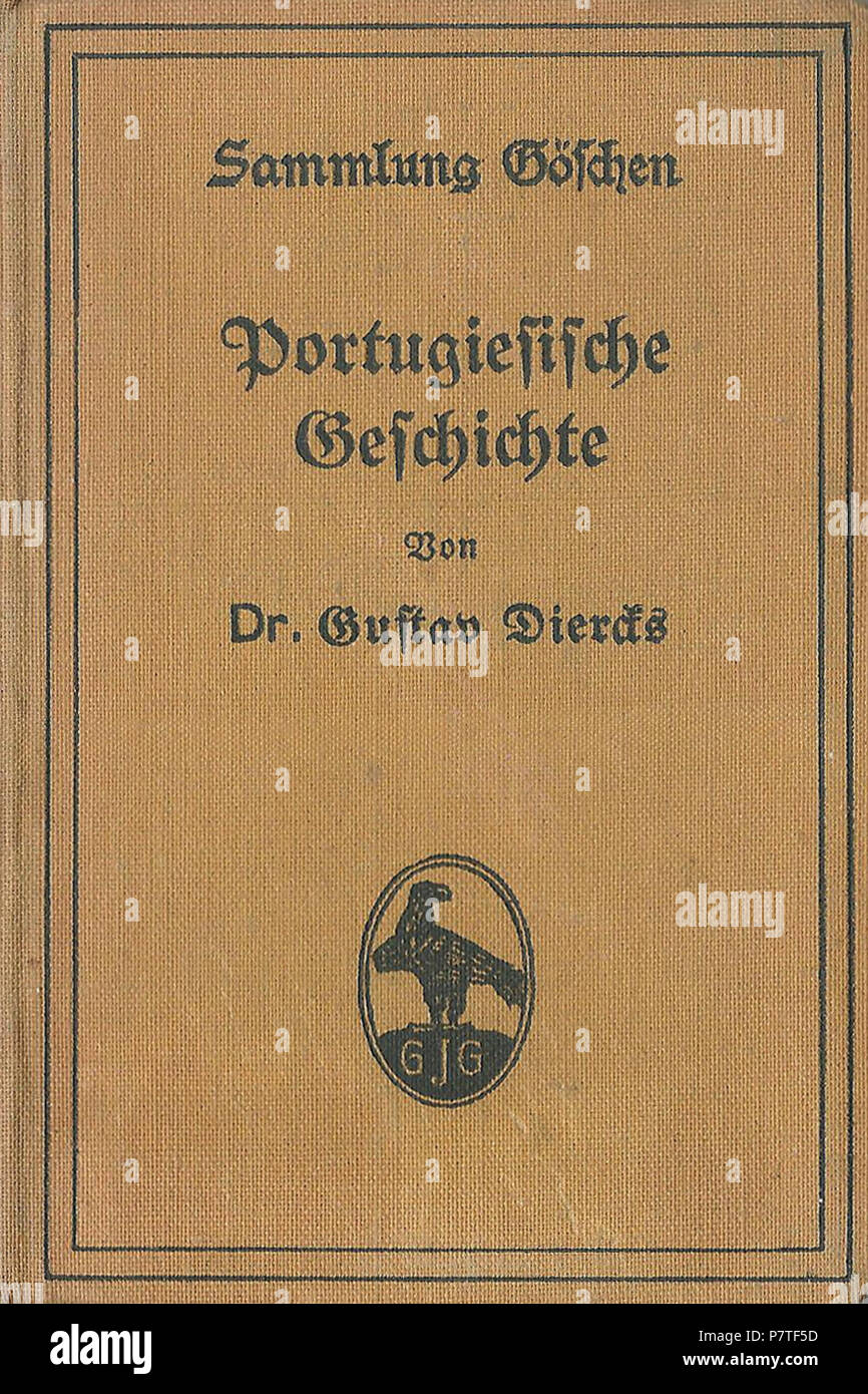 179 Göschen 622 Diercks Portugiesische Illustr. Stockfoto