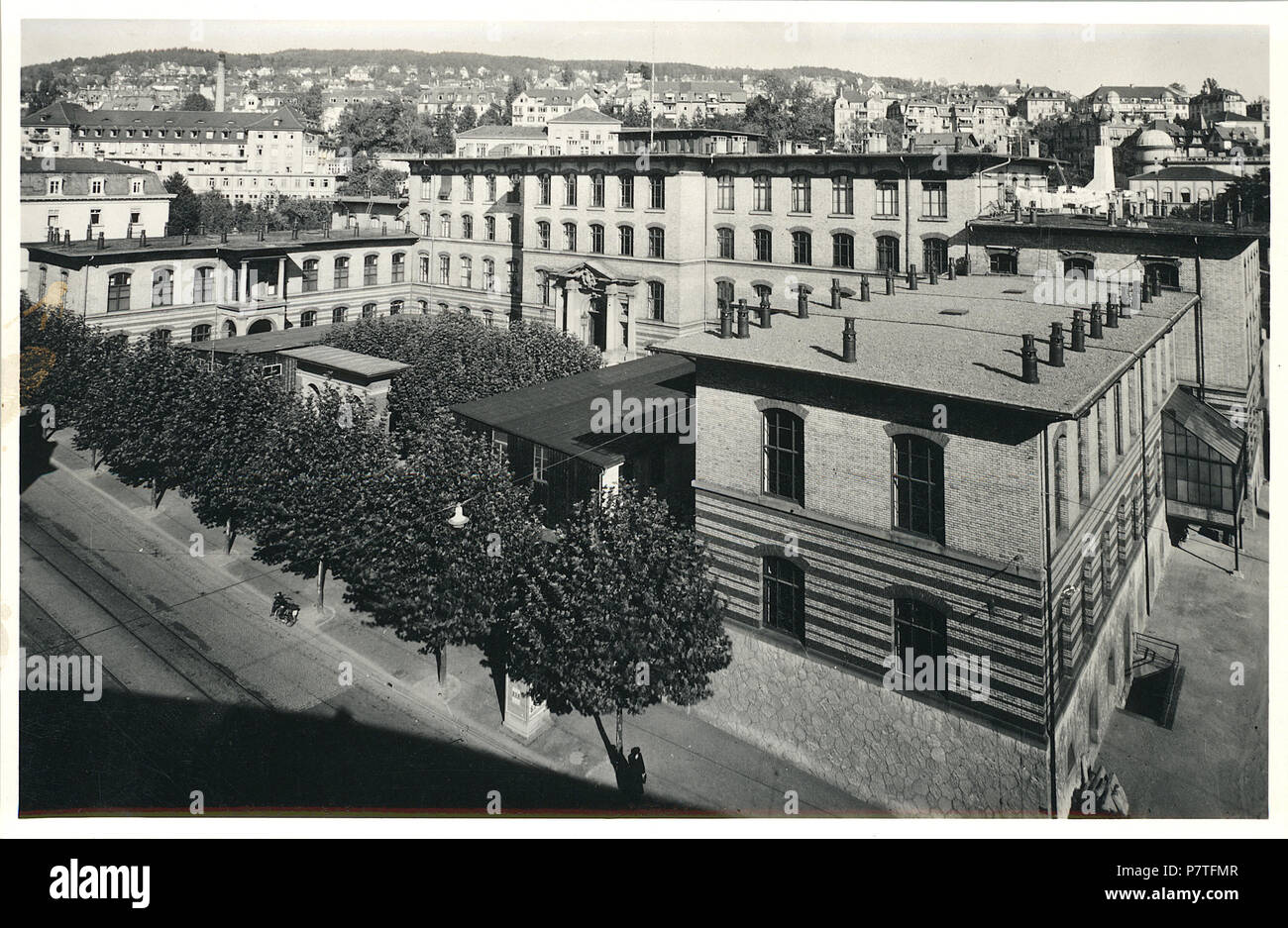 151 ETH-BIB-Zürich, ETH Zürich, Chemiegebäude (Kabine) - Ans00138-A Stockfoto