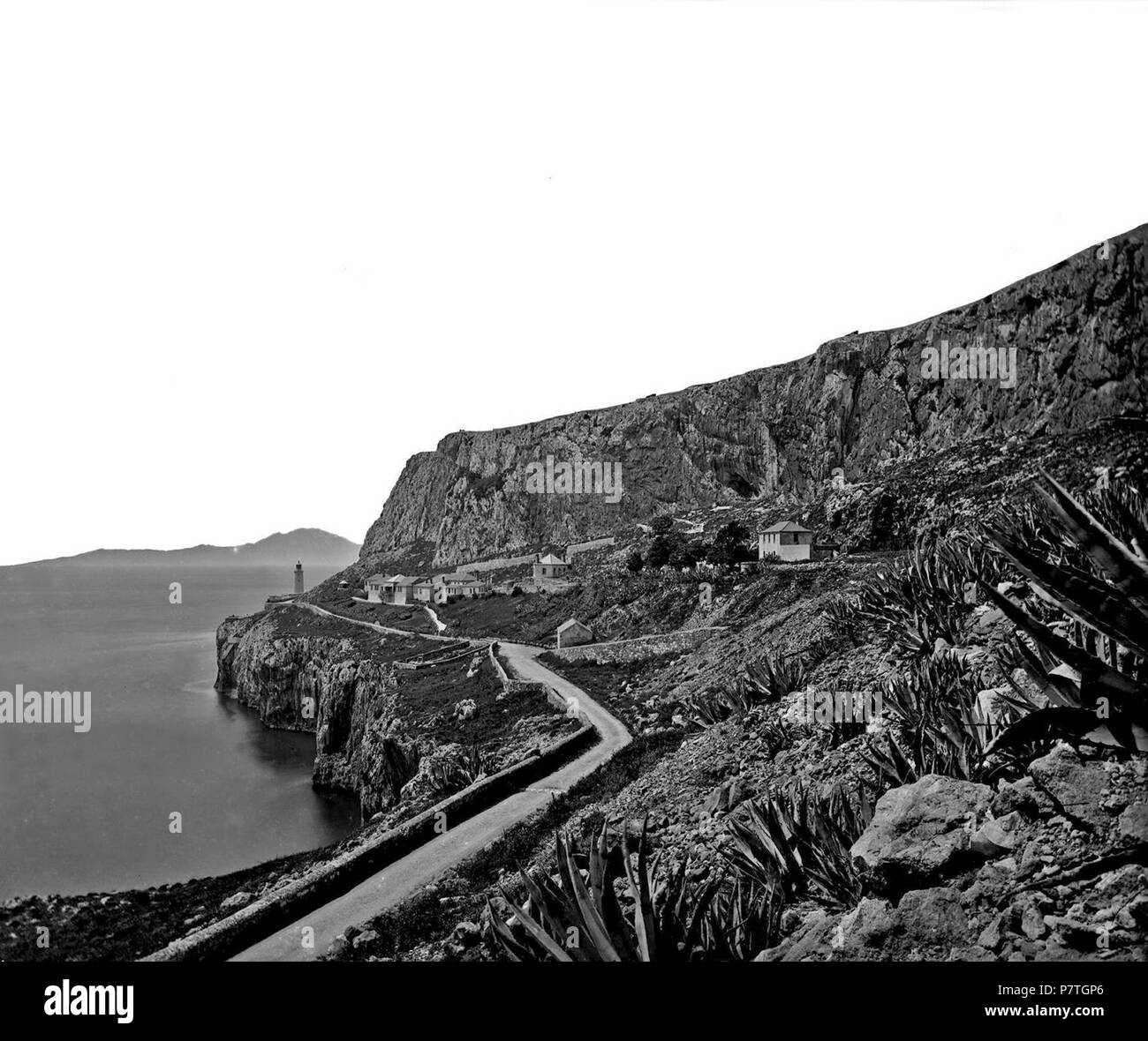 Englisch: Governor's Cottage Fotografien von George Washington Wilson (der 1893 starb) Orte in Gibraltar. 23 November 2012, 13:02:09 3 1870 s-G. Washington Wilson - Governor's Cottage Stockfoto