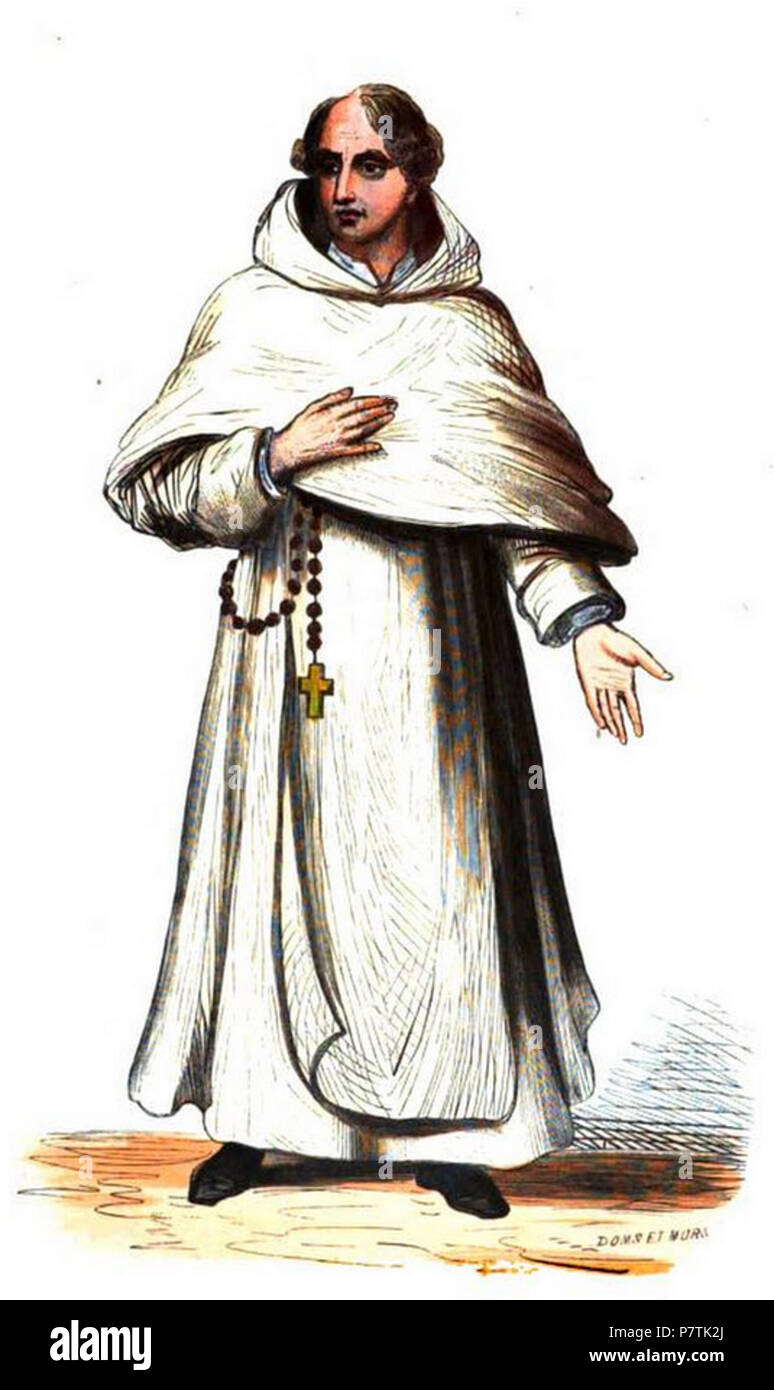 29 Augustin de Gewohnheit ordinaire dans la Maison Stockfoto