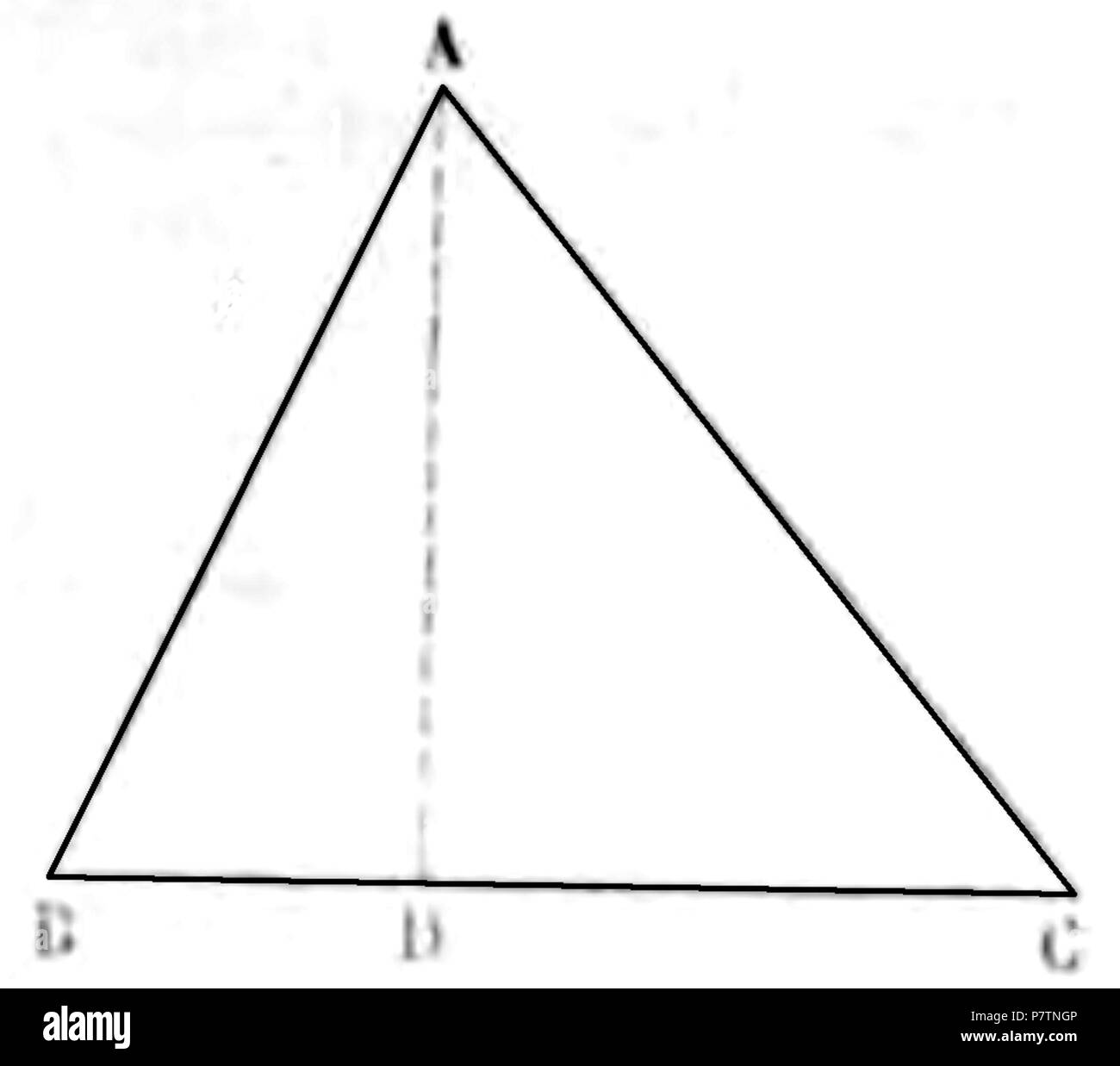 54 Bovier-Lapierre - "Traité élémentaire de trigonométrie rectiligne 1868, illust p043 Stockfoto