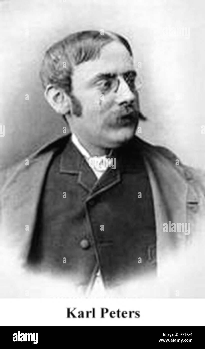 Englisch: Von Casper Erichsen, "Der Engel des Todes hat heftig unter ihnen herab, "African Studies Center, Universität Leiden, Niederlande, 2003. Fotos sind alle ca. 1907 oder früher, und damit in die nach Ansicht des Autors. 15. Oktober 2011 (Original Upload Datum) 61 Carl Peters Stockfoto