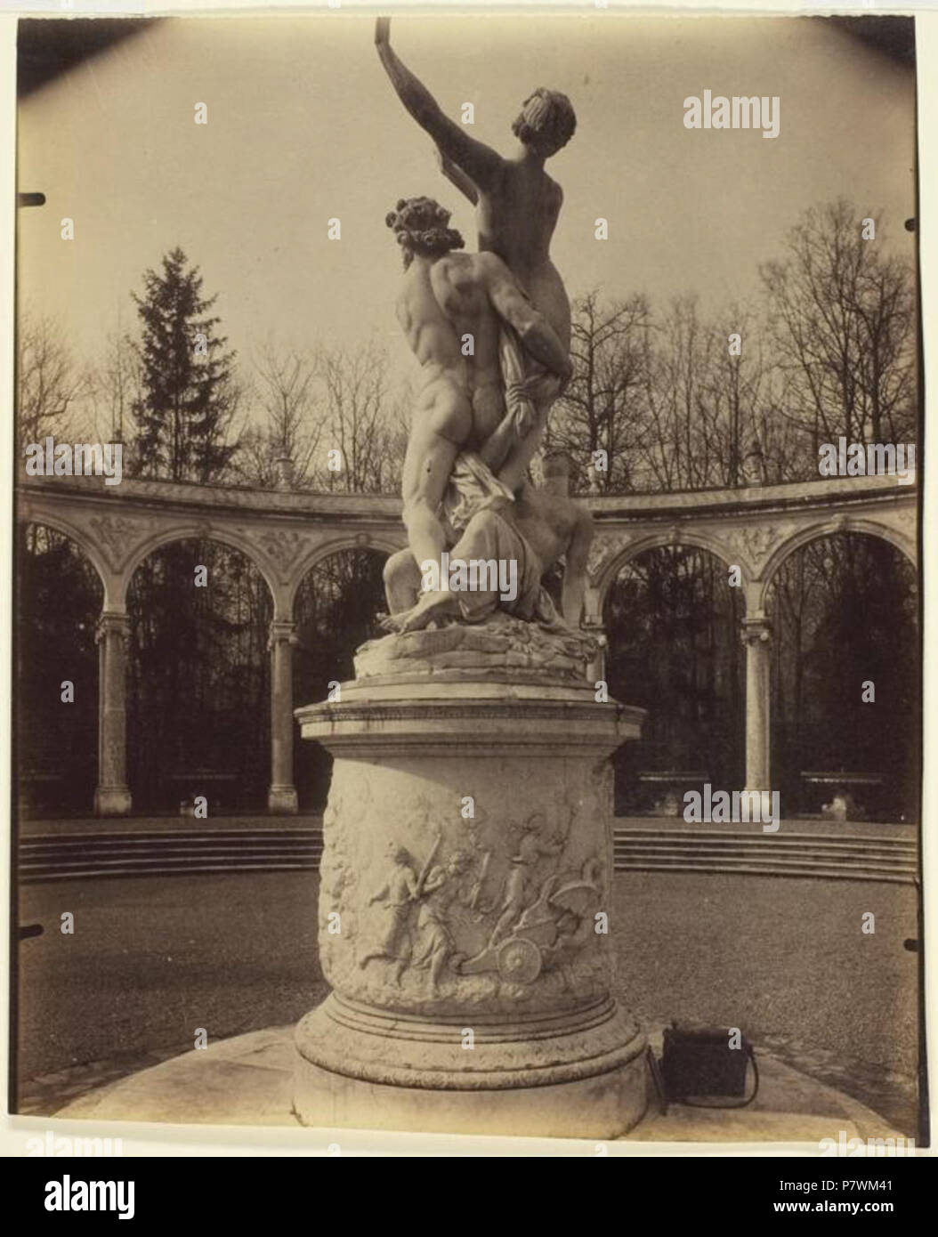 153 Eugène Atget - Versailles, Enlèvement de Prosperine par Pluton - 1963.990 Stockfoto