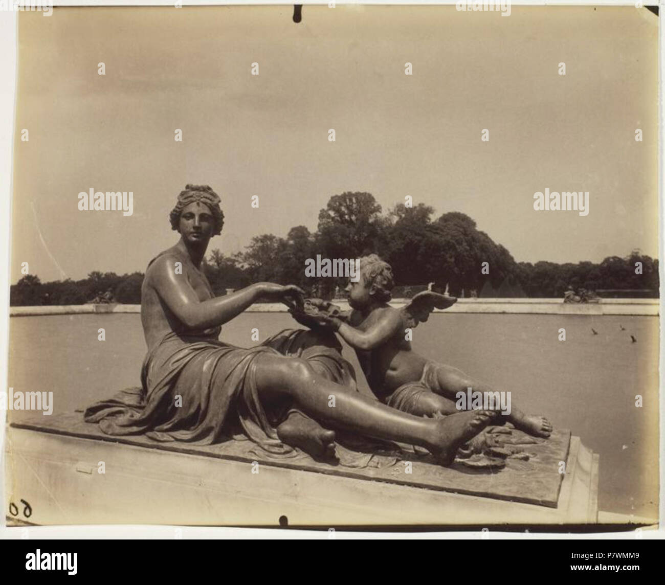 153 Eugène Atget - Versailles, Coin de Parc-1963.946 Stockfoto