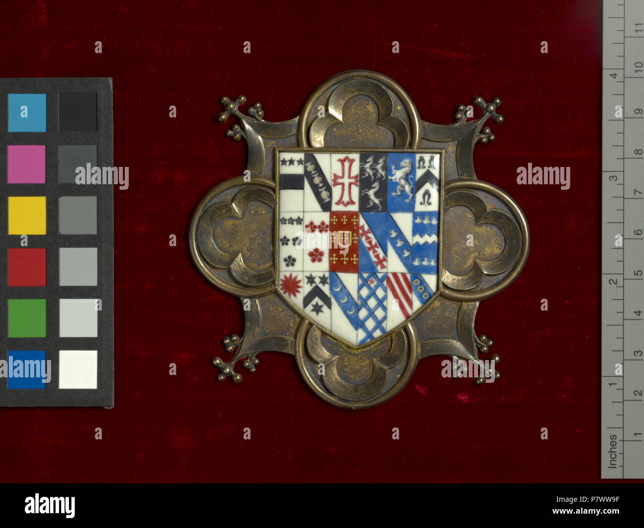 N/A. N/A 375 Towneley Lektionar details. Center (Nypl b 12455533-1619281) Stockfoto
