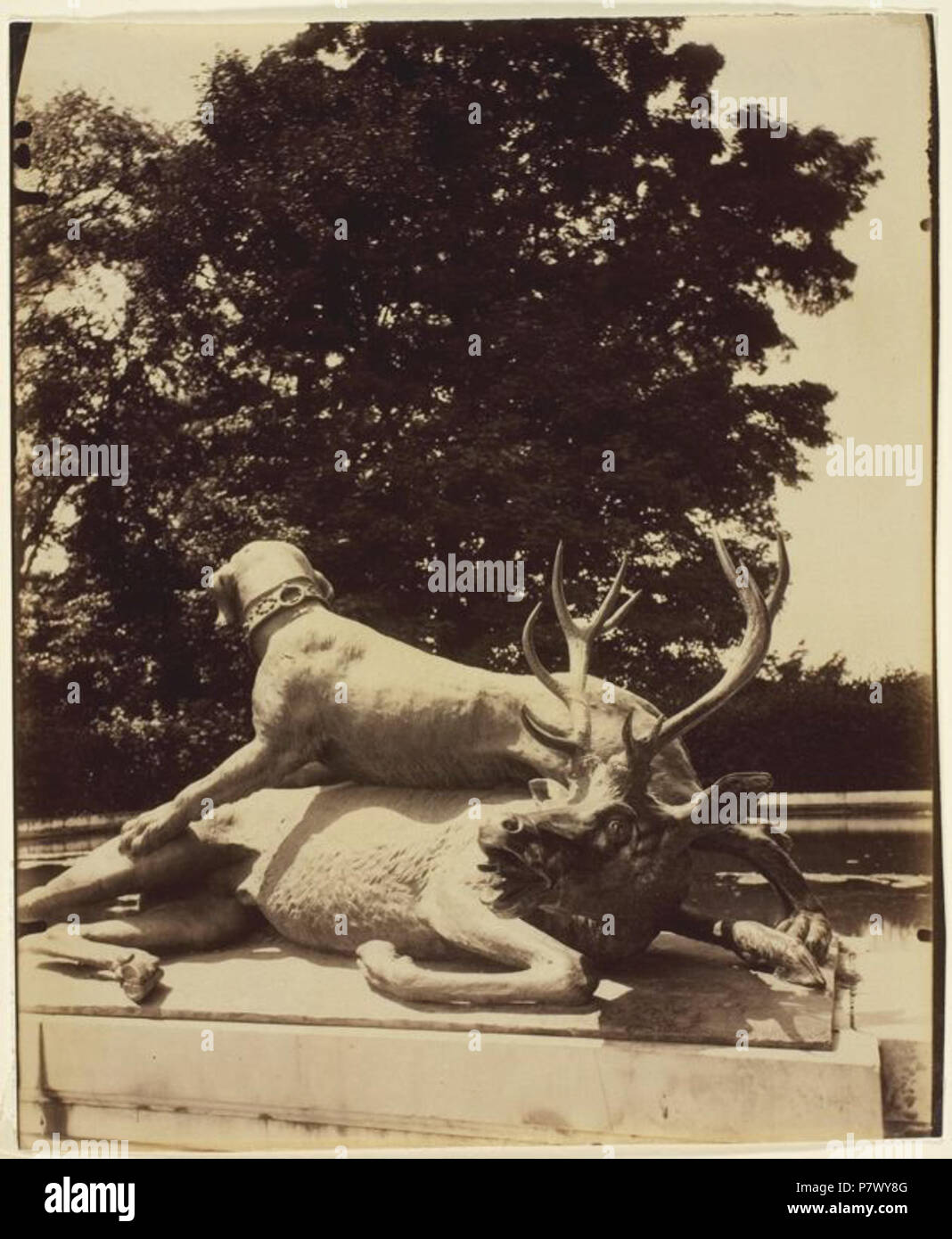 154 Eugène Atget - Versailles, Lagoon du Point du Jour - 1963.1047 Stockfoto
