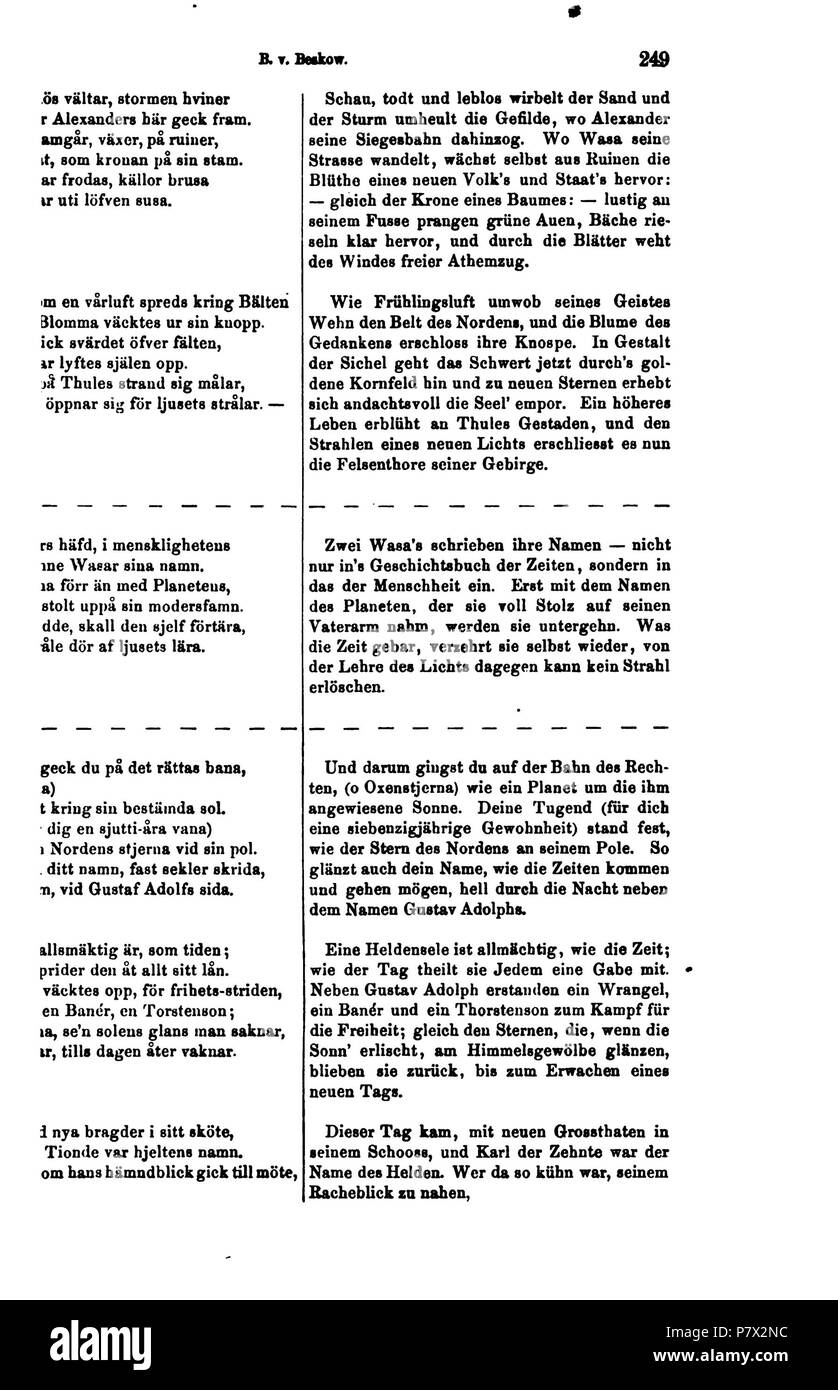 . Hausschatz der schwedischen Poesie Band 3 Gothische Schule sterben. Deutsch: Dies ist ein Scan des historischen Buches Deutsch: Dies ist ein Scan des historischen Dokument. N/A 126 De Hausschatz der schwedischen Poesie 249 Stockfoto