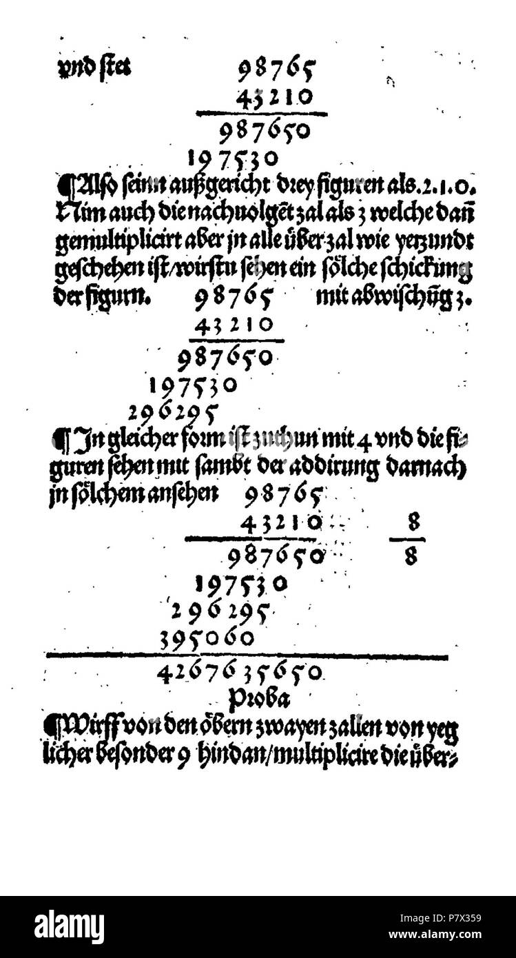. Ayn Neue Kunstlich buech welches gar gewiss vnd behend lernet / Der gemainen Regel Demre/welschen praktisch/Regeln falsi vñ erlichë Regeln.... Deutsch: Dies ist ein Scan des historischen Buches Deutsch: Dies ist ein Scan des historischen Dokument. N/A 128 De Rechenbuch (Schreiber) 016 Stockfoto