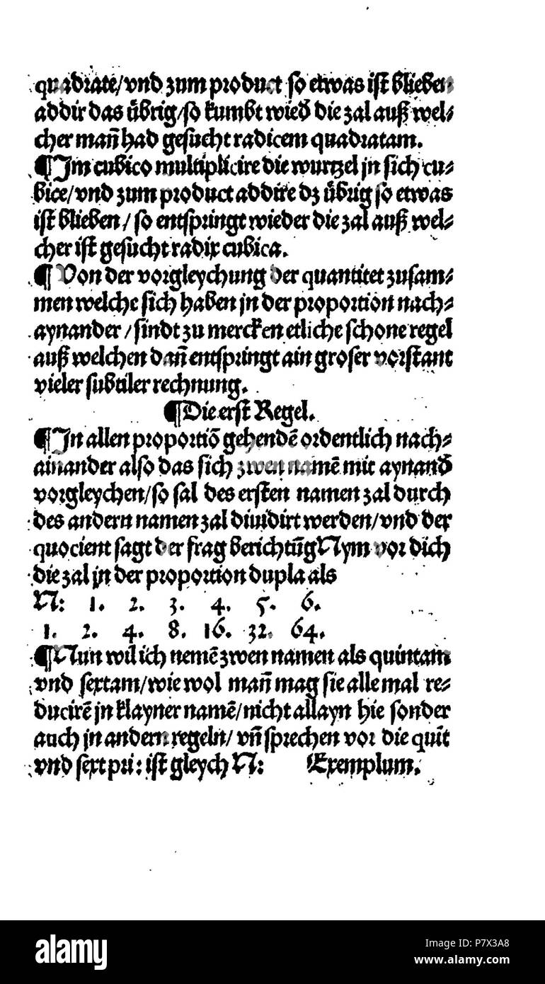 . Ayn Neue Kunstlich buech welches gar gewiss vnd behend lernet / Der gemainen Regel Demre/welschen praktisch/Regeln falsi vñ erlichë Regeln.... Deutsch: Dies ist ein Scan des historischen Buches Deutsch: Dies ist ein Scan des historischen Dokument. N/A 128 De Rechenbuch (Schreiber) 131 Stockfoto