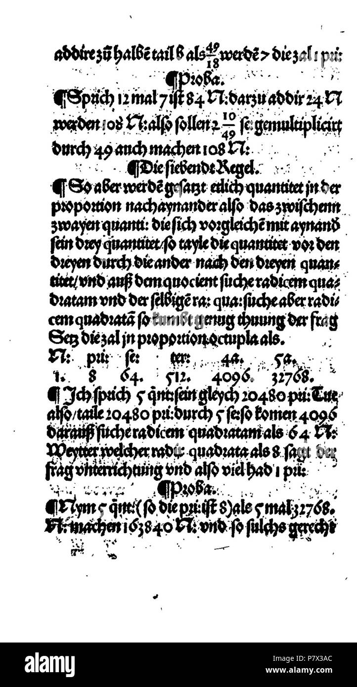 . Ayn Neue Kunstlich buech welches gar gewiss vnd behend lernet / Der gemainen Regel Demre/welschen praktisch/Regeln falsi vñ erlichë Regeln.... Deutsch: Dies ist ein Scan des historischen Buches Deutsch: Dies ist ein Scan des historischen Dokument. N/A 128 De Rechenbuch (Schreiber) 138 Stockfoto