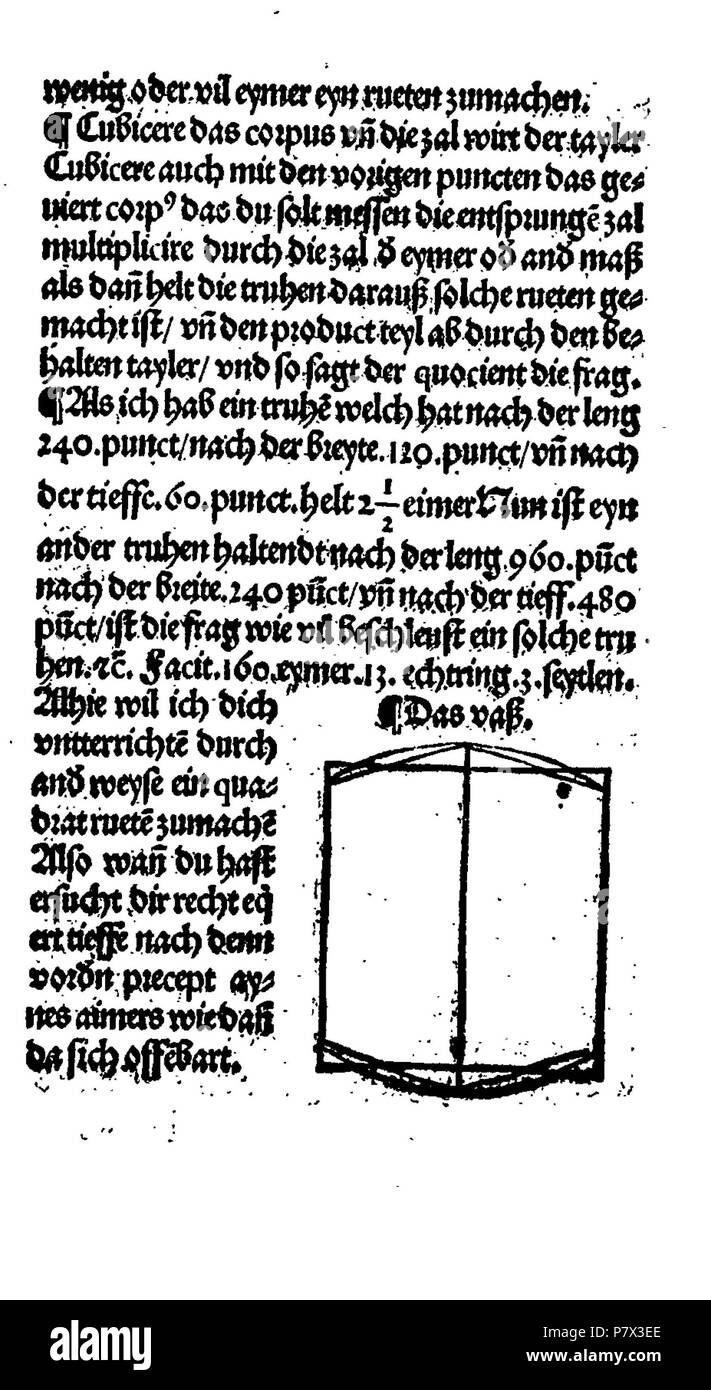 . Ayn Neue Kunstlich buech welches gar gewiss vnd behend lernet / Der gemainen Regel Demre/welschen praktisch/Regeln falsi vñ erlichë Regeln.... Deutsch: Dies ist ein Scan des historischen Buches Deutsch: Dies ist ein Scan des historischen Dokument. N/A 129 De Rechenbuch (Schreiber) 236 Stockfoto