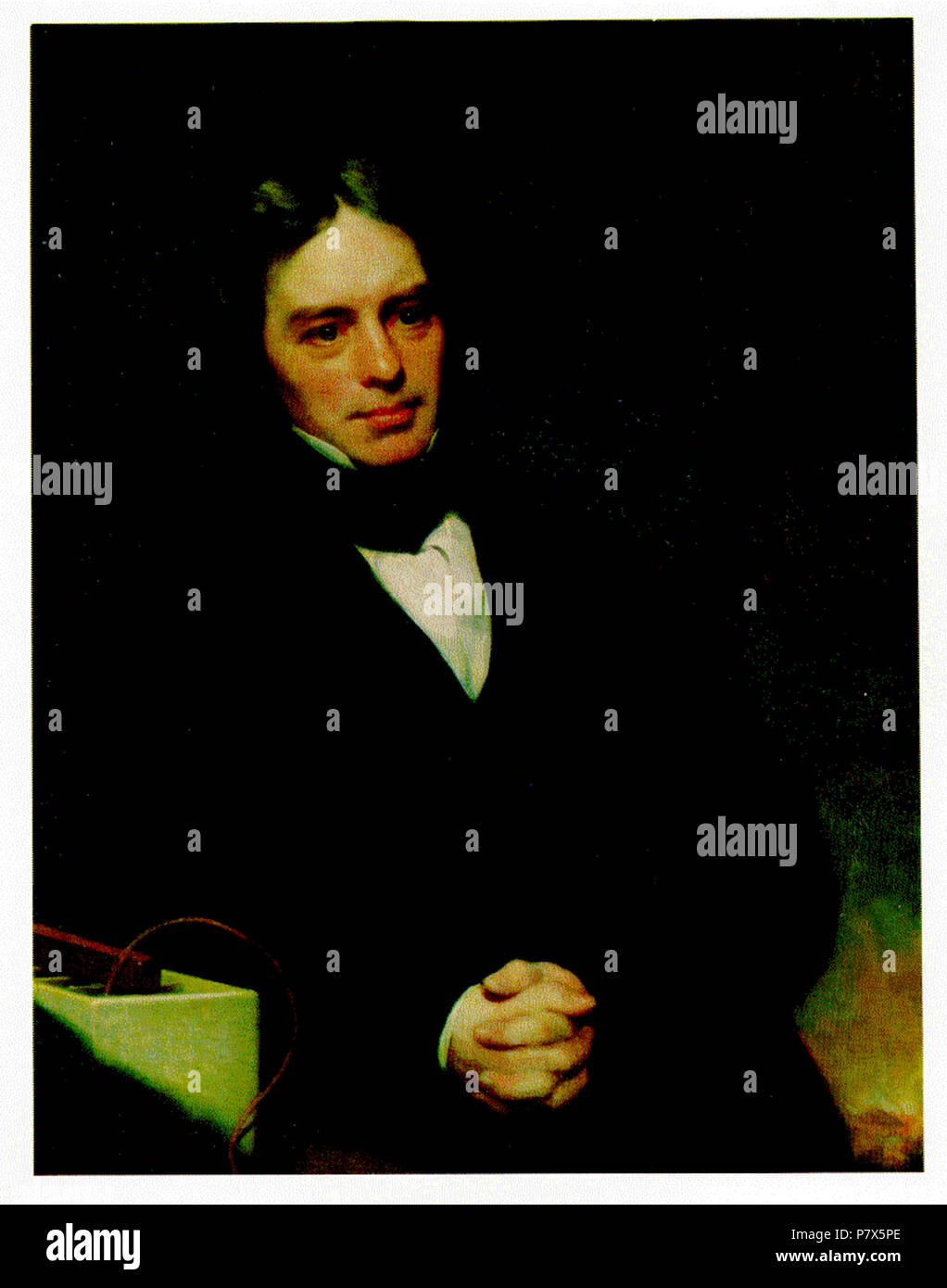 149 ETH-BIB-Faraday, Michael (1791-1867) - 05219 Portrait-Portr Stockfoto