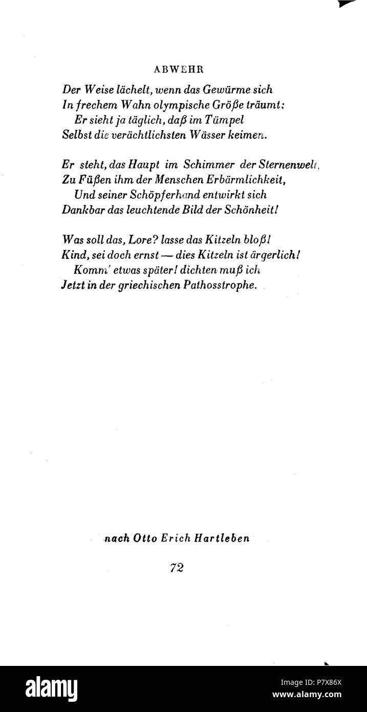 177 Dichterross Gumppenberg 0072 Stockfoto