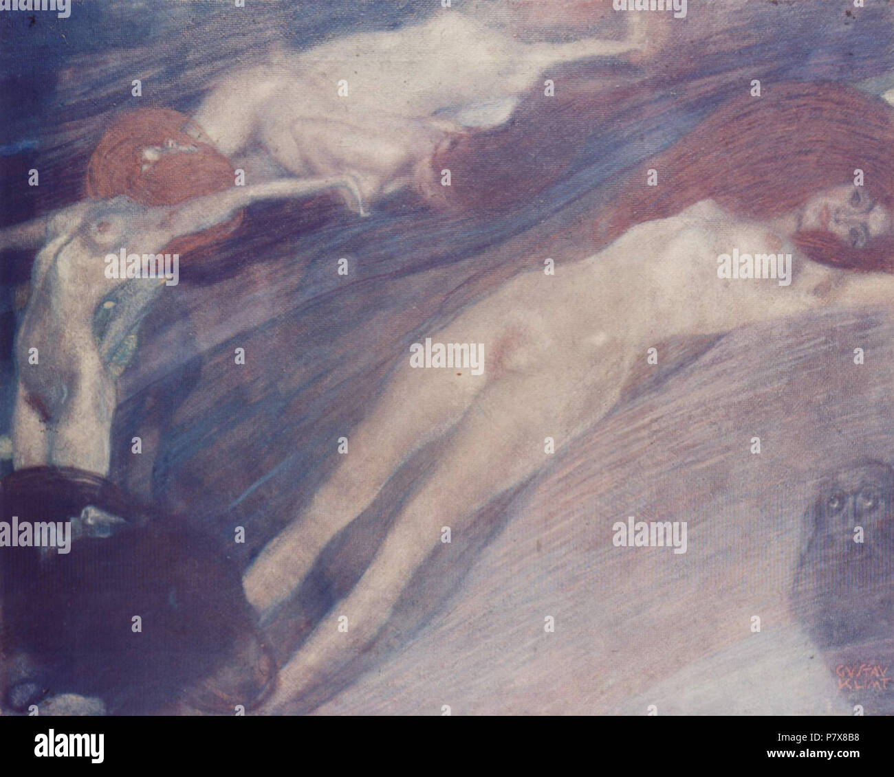 . Deutsch: Bewegte Wasser 1898 178 Gustav Klimt 005 Stockfoto