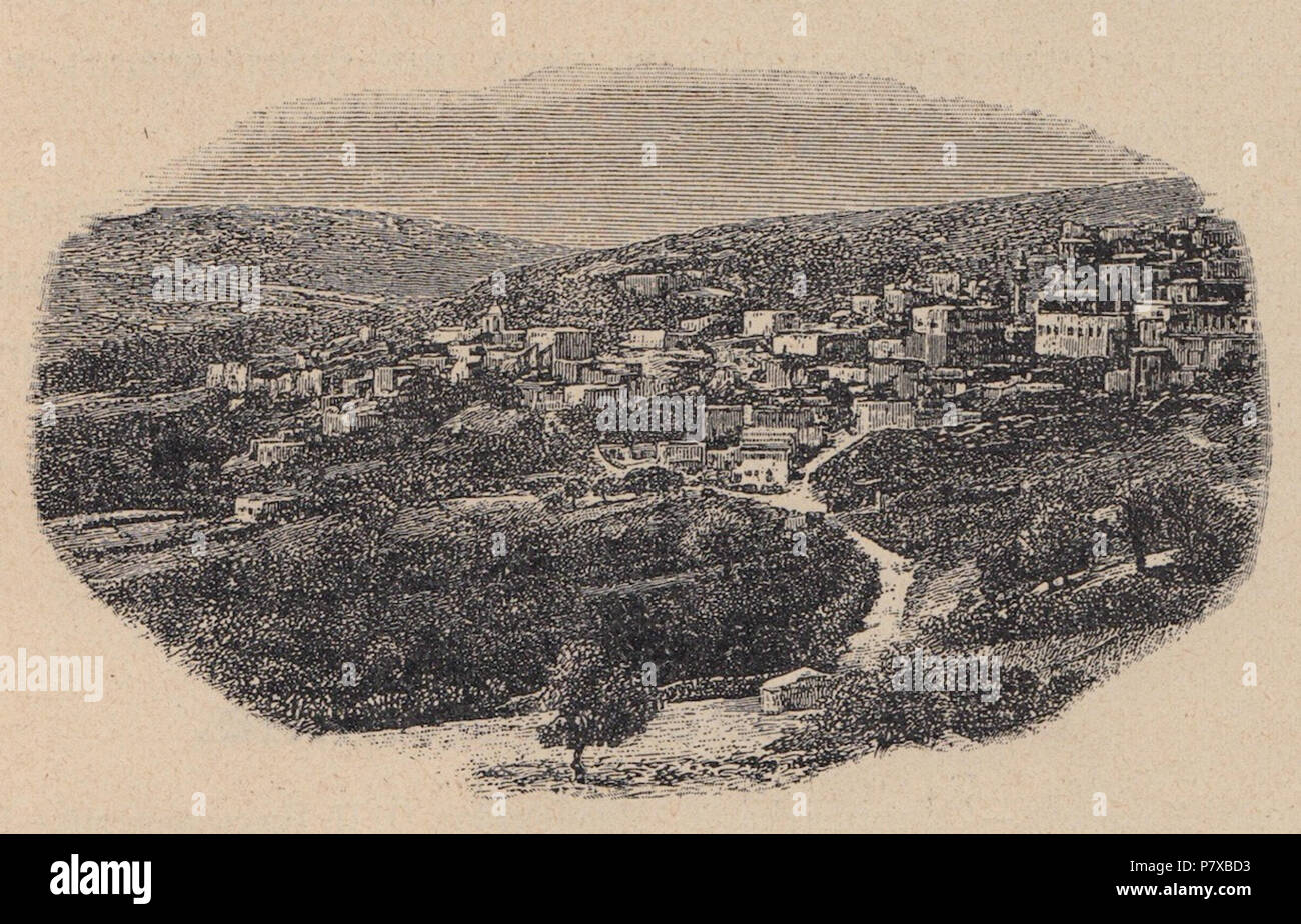 :''. 149''. Englisch: Image' in der Nähe von Nazareth". S. 150 des Buches Yuvachyov 'Wallfahrt nach Palästina'. Vor 1904 311 Pilger 149 Ris Stockfoto
