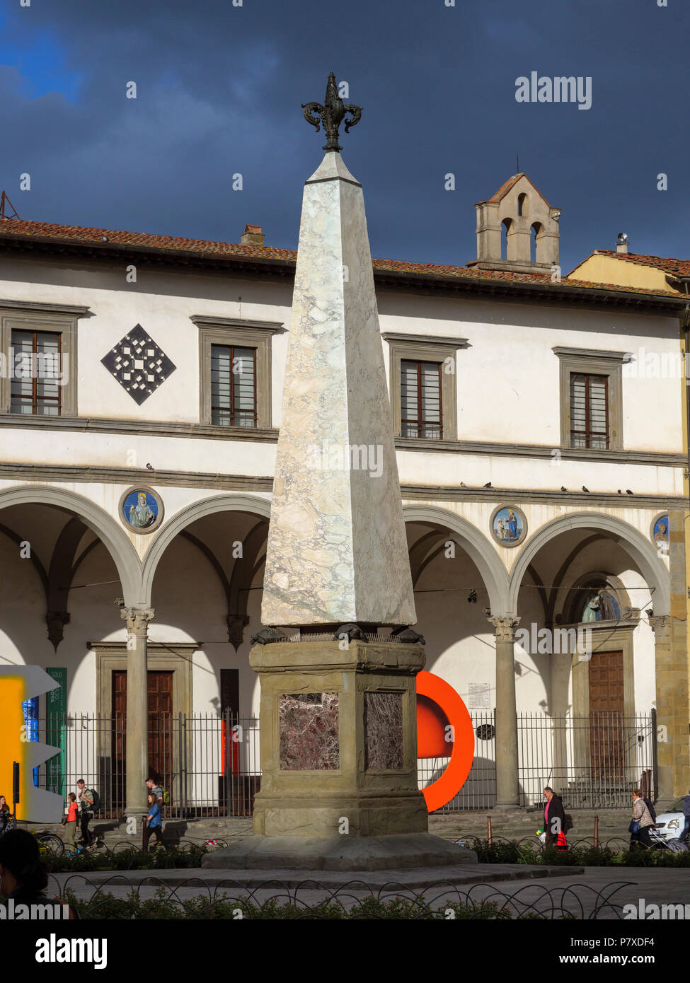 Ospedale degli Innocenti von Filippo Brunelleschi, Florenz, Region Toskana, Provinz Livorno, Italien, Europa, UNESCO - Welterbe Stockfoto