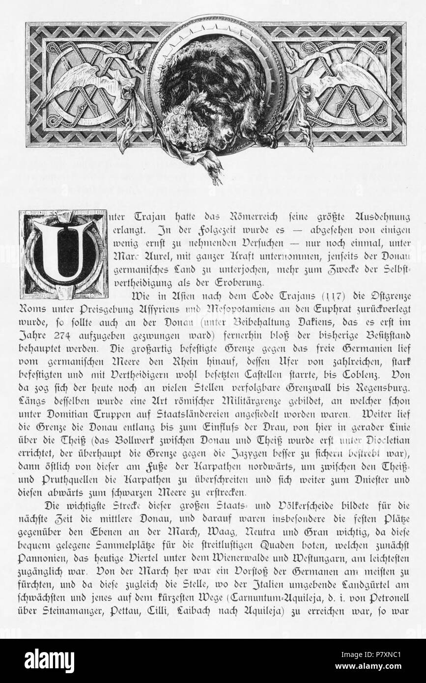 Eština: Ilustrace sester Marie eine Sophie Görlich z knihy "Der altdeutsche Volksstamm der Quaden" Heiricha Kirchmayra z roku 1888. Englisch: Illustrationen von Marie und Sophie Görlich aus Buch 'Der altdeutsche Volksstamm der Quaden" durch Heirich Kirchmayr 1888 veröffentlicht. 1. Januar 1888 131 Der altdeutsche Volksstamm der Quaden, 08. Stockfoto