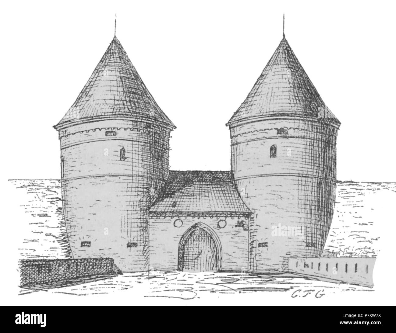 166 Gaedechens - Steintor Stockfoto