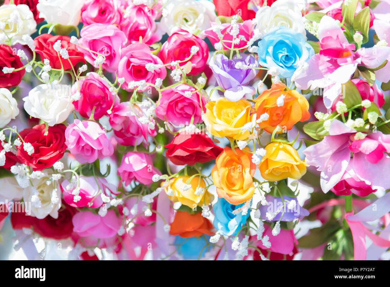 Schone Blumen Bunte Blumen Fur Die Hochzeit Und Die Gratulationen Veranstaltungen Blumen Von Gruss Und Abgestuften Konzept Stockfotografie Alamy