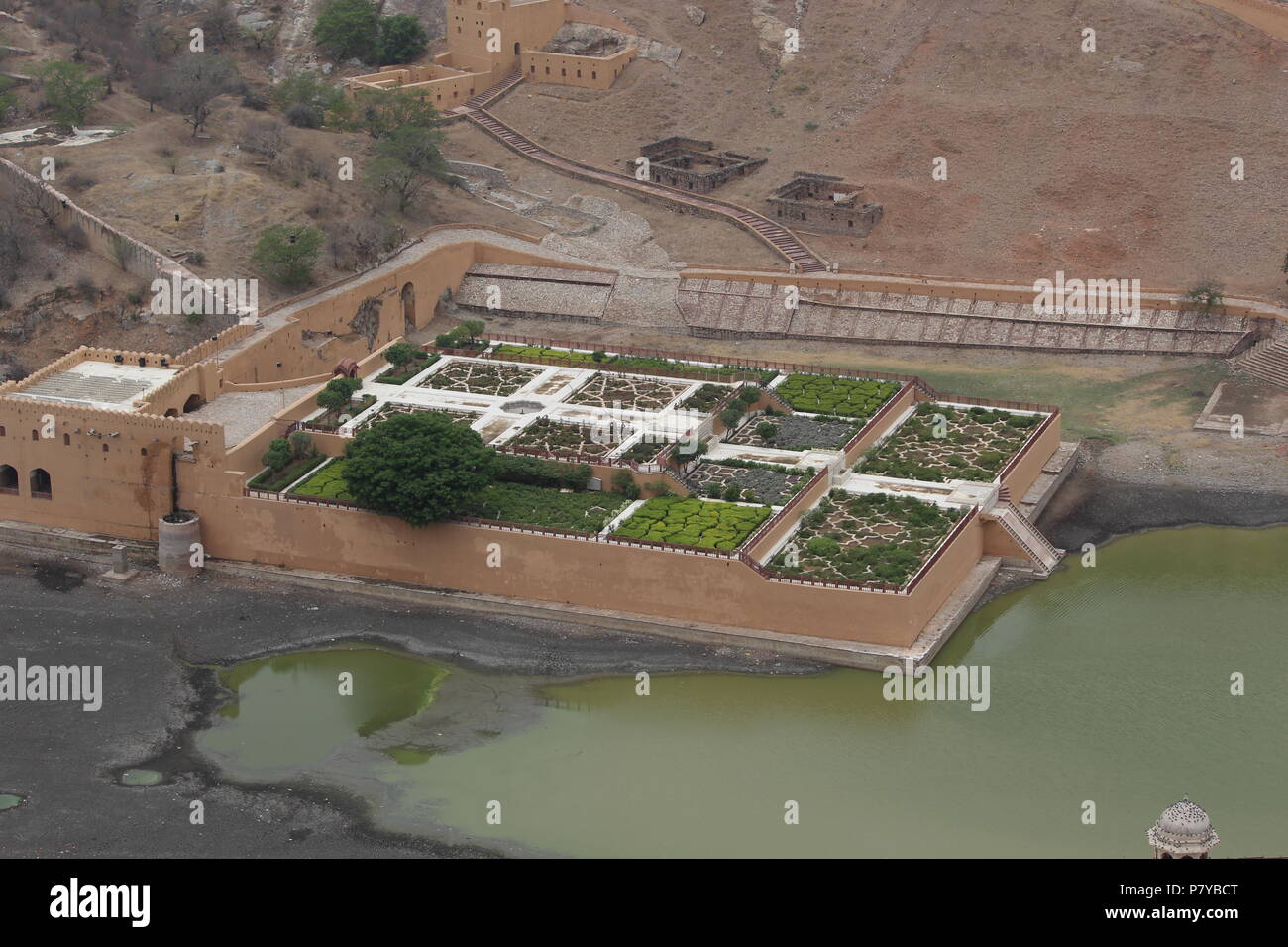 Die Maota See ist in Bernstein, im indischen Bundesstaat Rajasthan Stockfoto