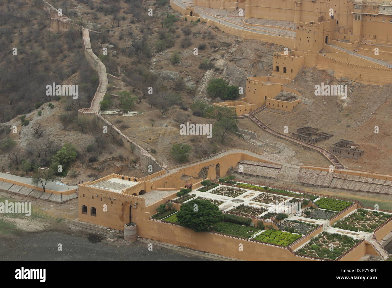 Die Maota See ist in Bernstein, im indischen Bundesstaat Rajasthan Stockfoto