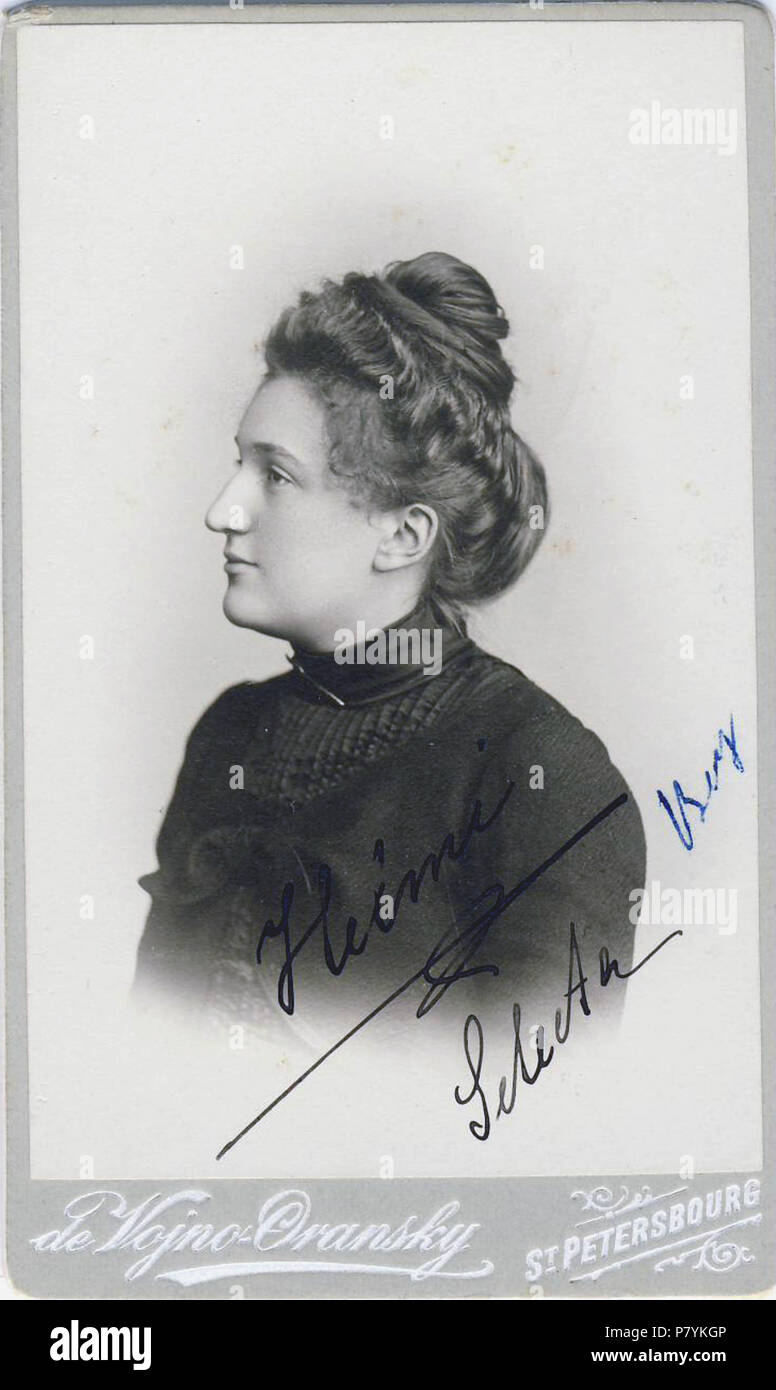 :,- (1883-1942) -. 13 Januar 2010, 13:35:57 4 1901 - Berg Helmi Stockfoto