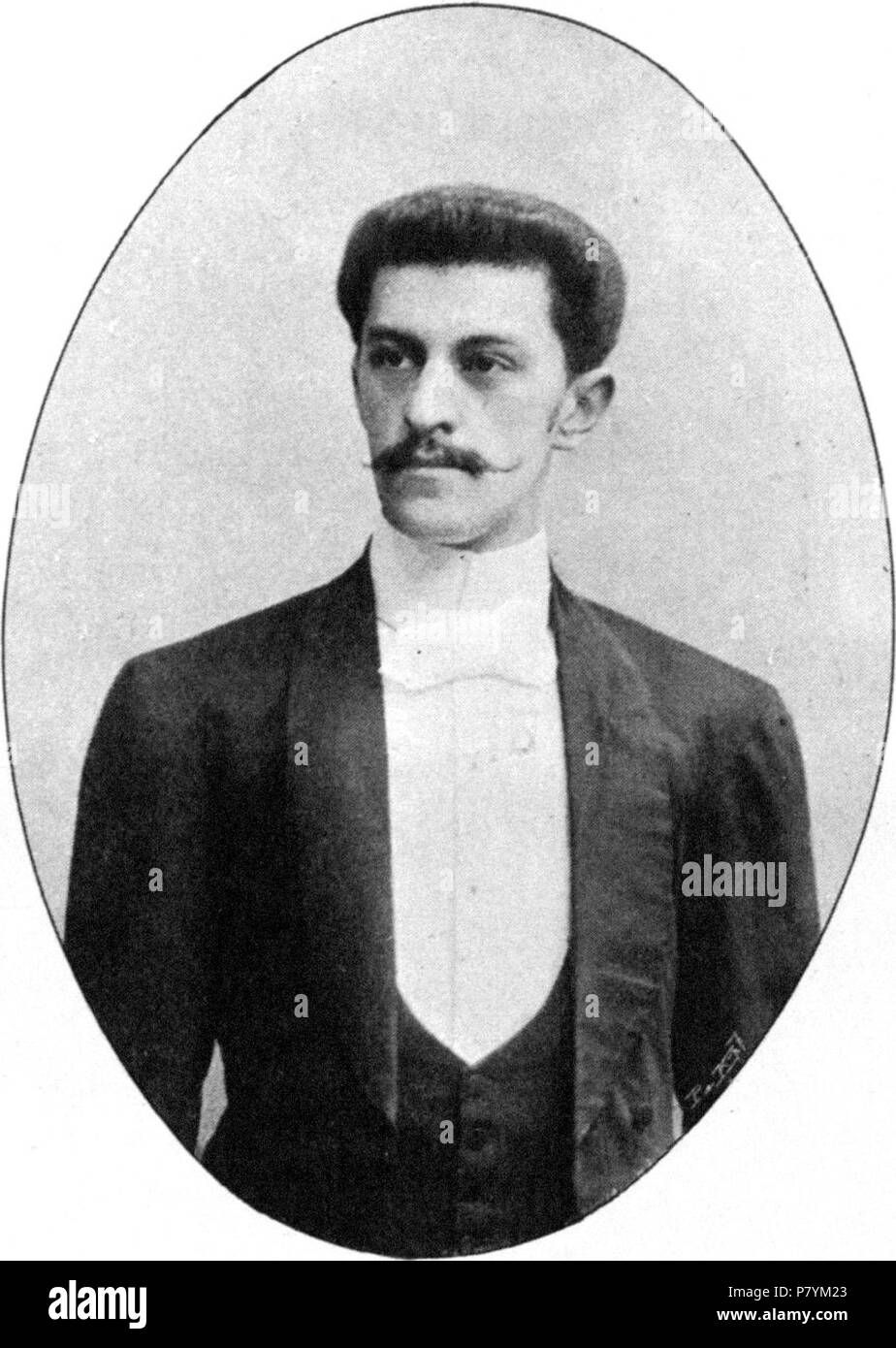 Englisch: Porträt von Johann Strauss III ('Enkel', 1866-1939), Deutscher Komponist. 19. Juli 1900 221 Johann Strauss III 1900 Pietzner Stockfoto
