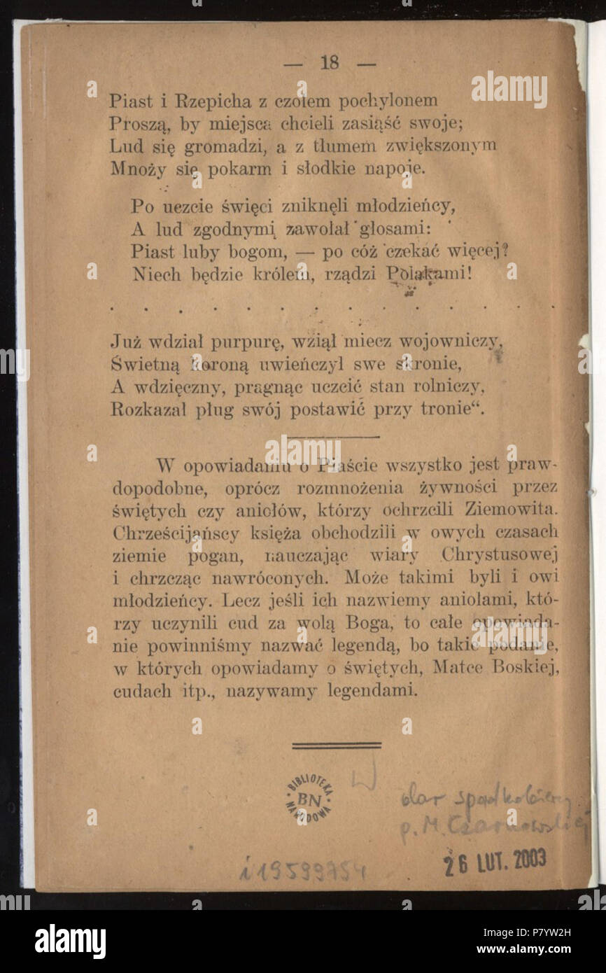 242 Legendy, i podania obrazki Czasy przedchrześcijańskie Historyczne 01 - 22. Stockfoto