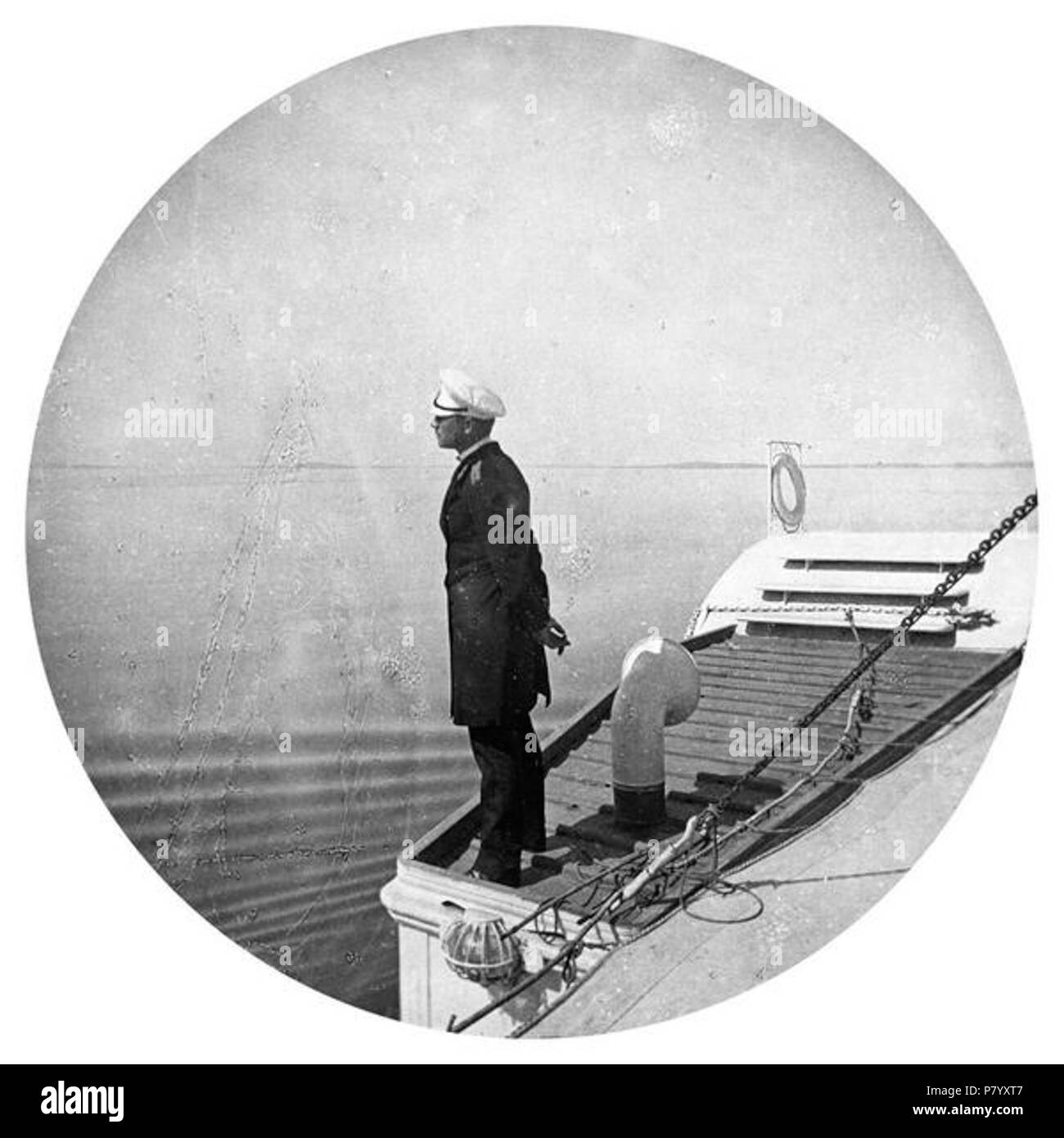 448 Фотопленки Поля Надара (1890). Баку Пароход - Узун - Ада. 15. Stockfoto