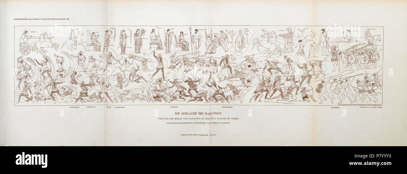 La battaglia di maratona Fotos und Bildmaterial in hoher Auflösung