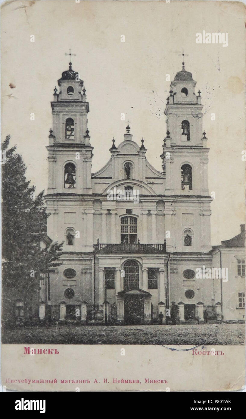 269 Miensk, Katedra. Менск, Катэдра (1912) Stockfoto