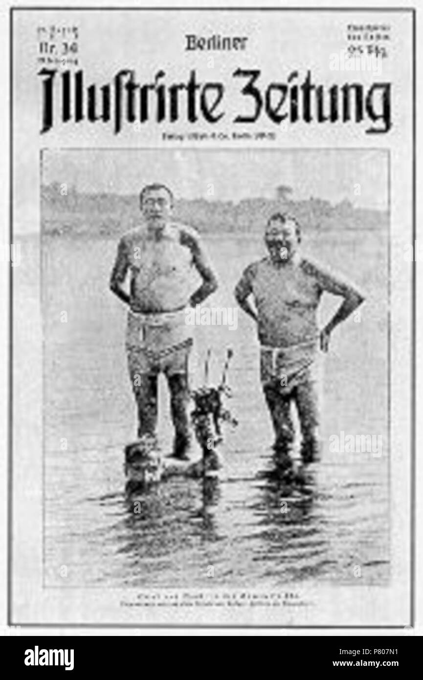 Englisch: Gustav Noske und Friedrich Ebert. 16. Juli 1919 289 Noske Stockfoto