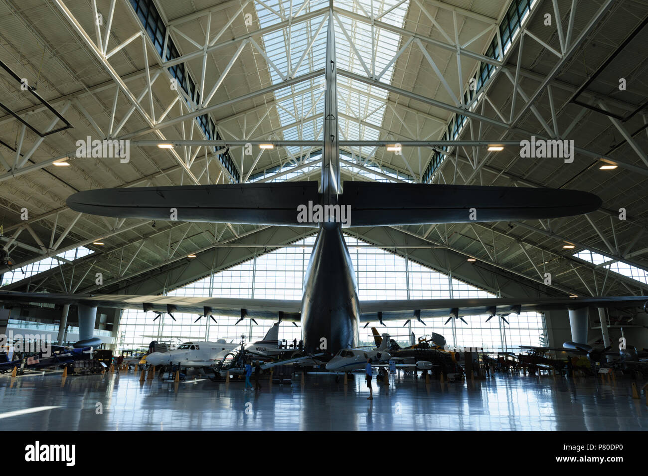 Die Spruce Goose im immergrünen avation Museum Stockfoto