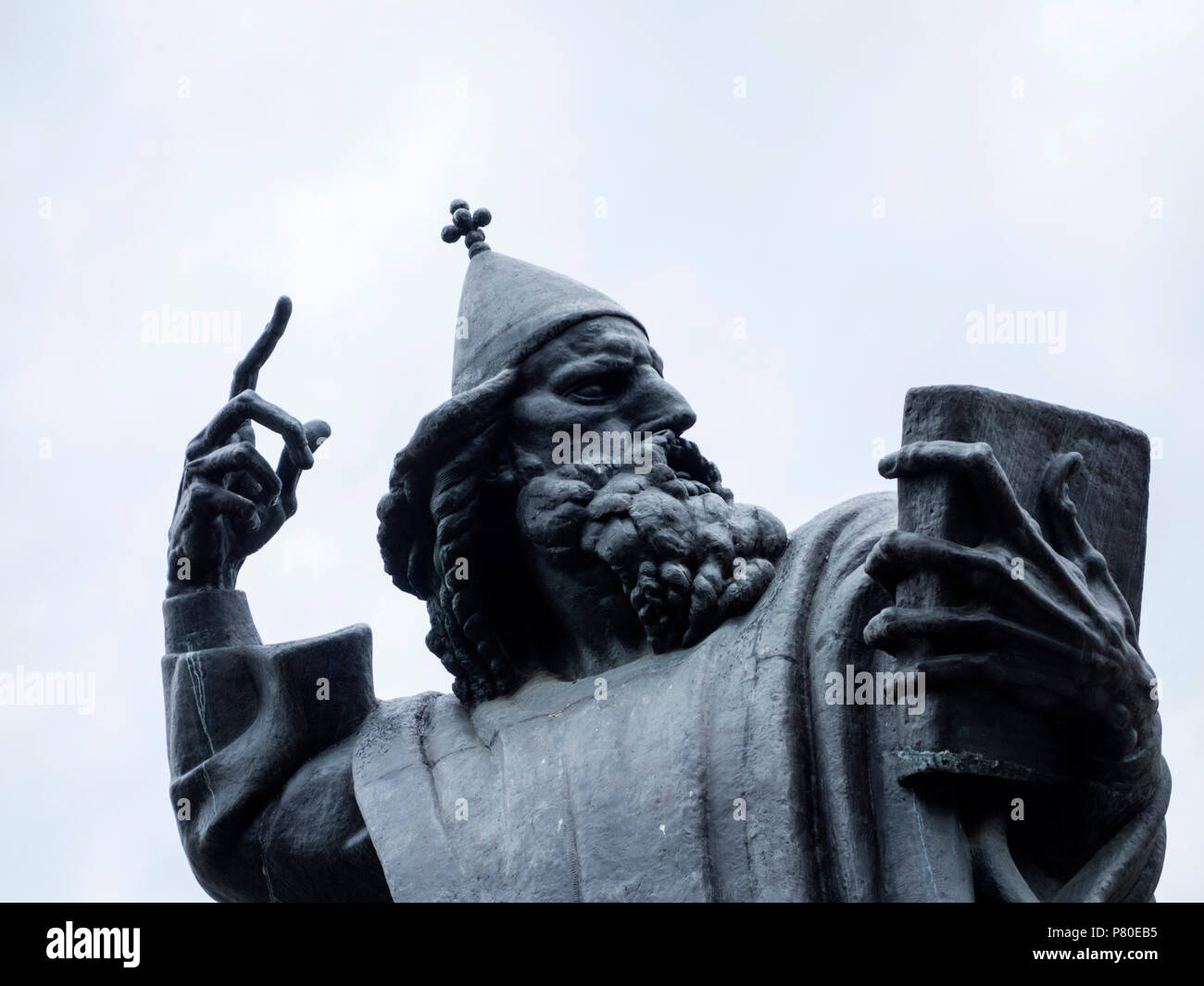 Statue des Gregor von Nin von Ivan Meštrovic in Split Stockfoto