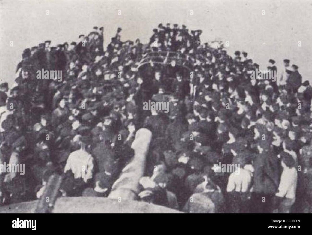 Hrvatski: pobunjenici, Boka Kotorska, veljaa 1918. 9 Februar 2012 316 Pobuna u Boki Kotorskoj Stockfoto