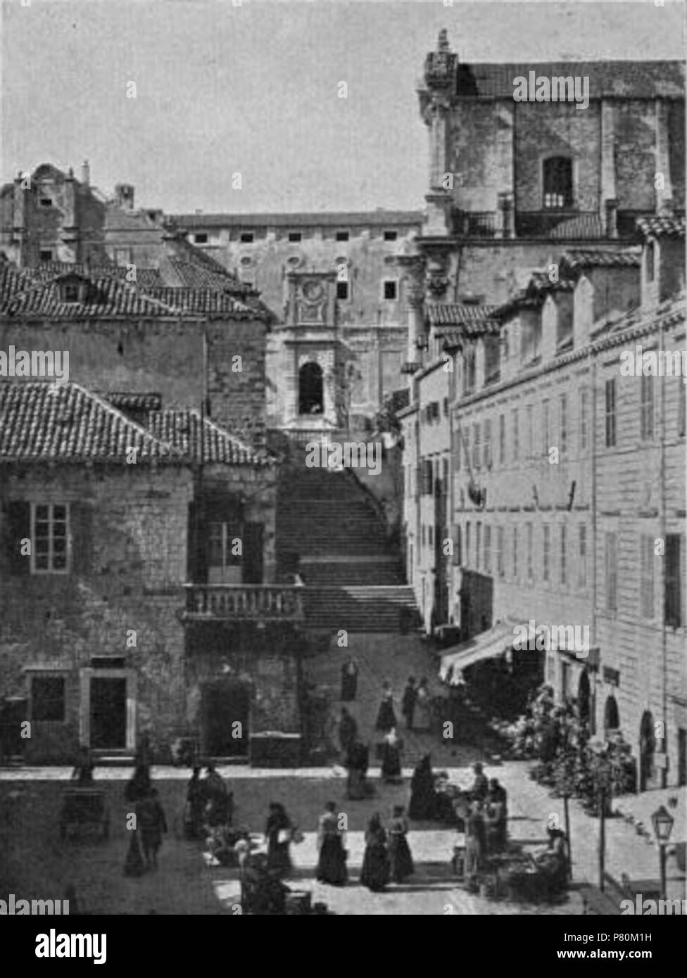 325 Ragusa - Piazza (W Le Queux) Stockfoto