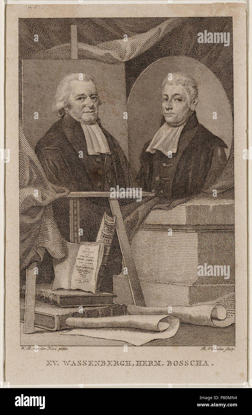 Deutsch: Beschreibung Ev. Wassenbergh (22-09-1742 / 13-12-1826) Latijn Hoogleraar in het en Grieks te Deventer en Franeker. Afmetingen: 145 x 96 mm. Documenttype prent Vervaardiger Kooi, K. van der Vinkeles, R. (Reinier; 1741-1816) Collectie Collectie Stadsarchief Amsterdam: tekeningen en prenten Inventarissen Http://archief.amsterdam/archief/10097/010097009447 Afbeeldingsbestand 010097009447. Vor 1816 329 Reinier Vinkeles, Afb 010097009447 Stockfoto