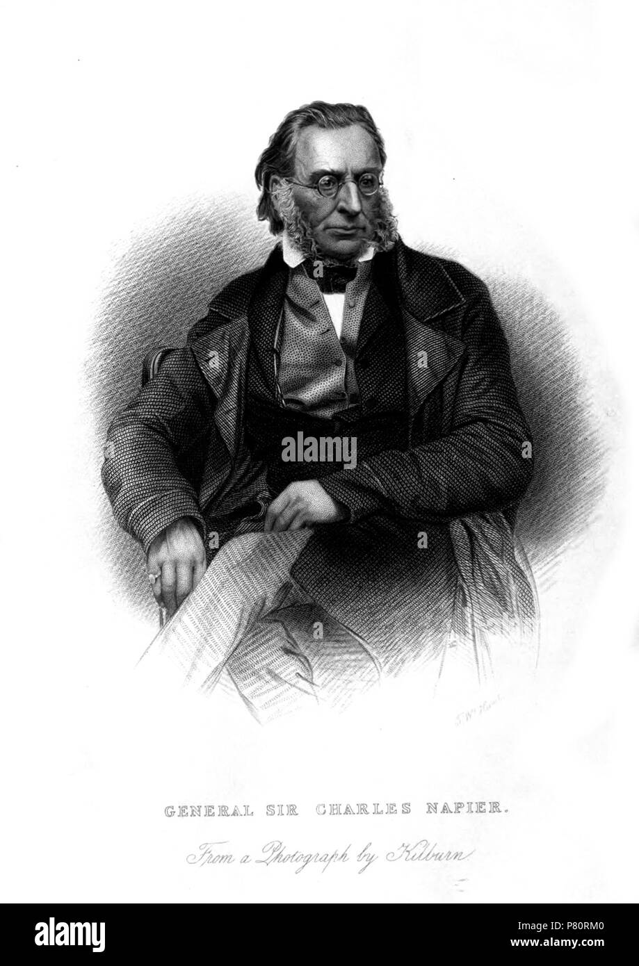 Sir Charles James Napier, GCB (10. August 1782 - 29. August 1853). 1860 347 Sir Charles James Napier Stockfoto