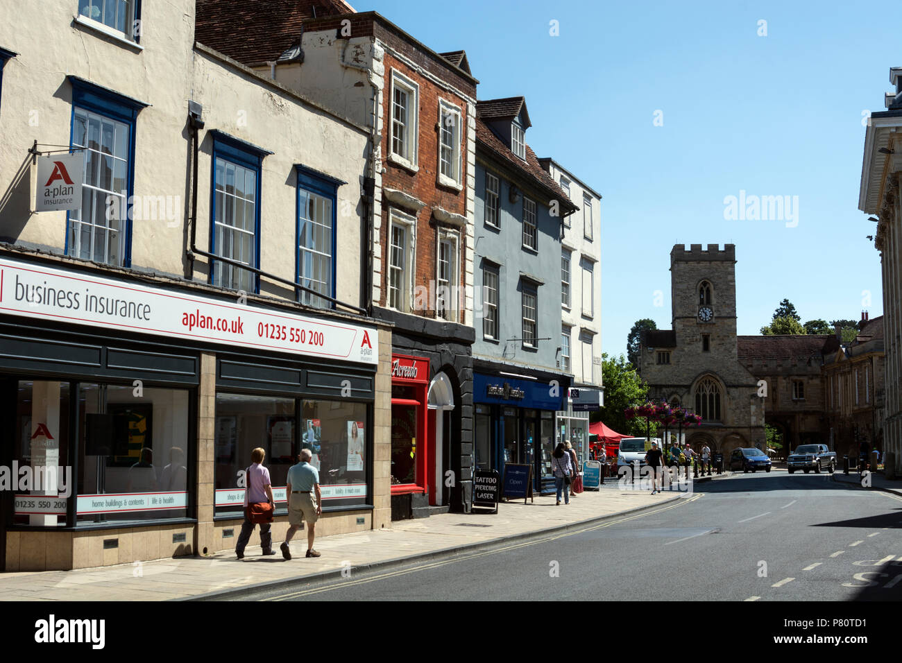 High Street, Abingdon, Oxfordshire, England, Großbritannien Stockfoto