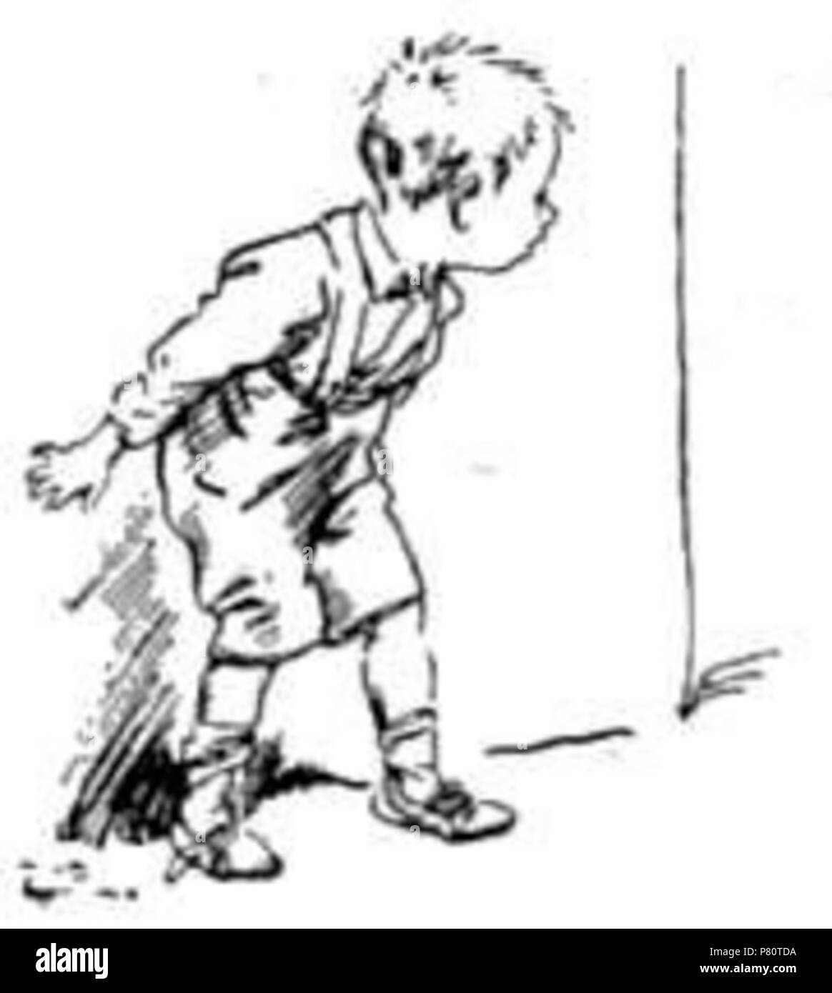 (Nach reusableart Anfrage gelöscht.). Datum unbekannt 349 Sneaky Boy Stockfoto