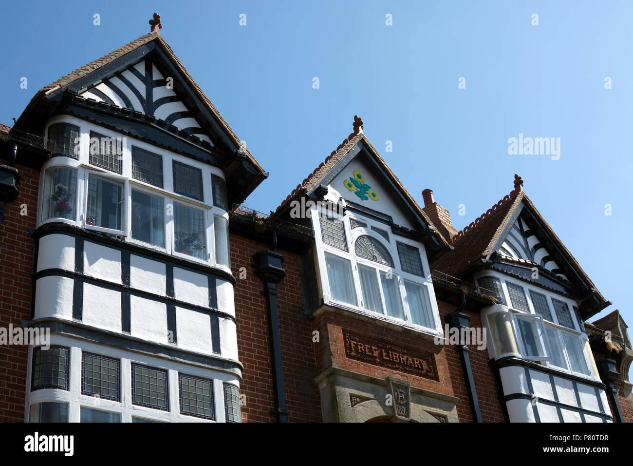 Ehemalige freie Bibliothek bauen, Hohe Straße, Abingdon, Oxfordshire, England, Großbritannien Stockfoto