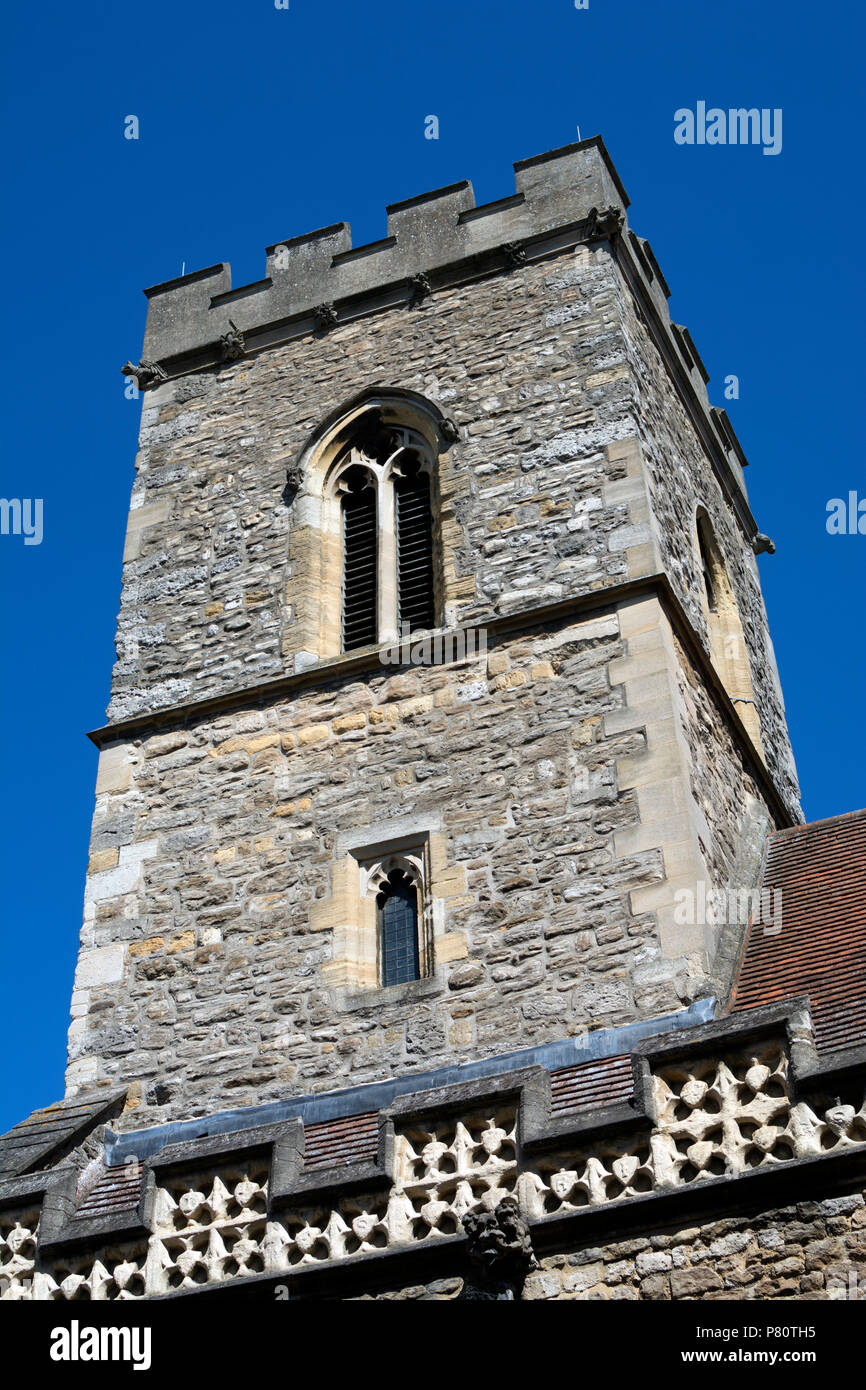 St. Nicolas Kirche, Abingdon, Oxfordshire, England, Großbritannien Stockfoto