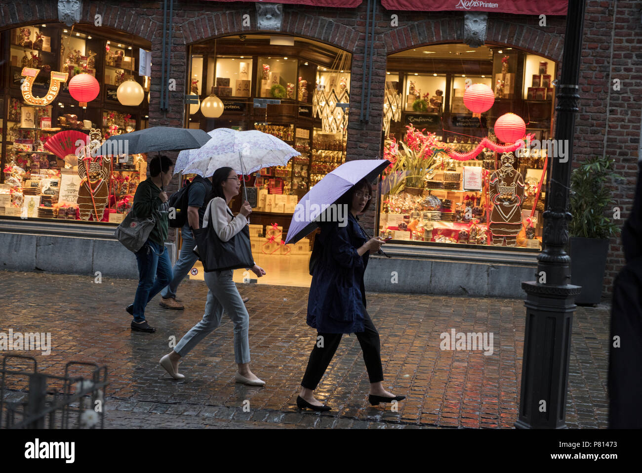 Aachen Deutschland Juni 2018 Aachen oder Bad Aachen, französische und traditionelle Englische: Aix-la-Chapelle, ist ein Spa und Grenze Stadt [2] in North Rhine-Westphali Stockfoto